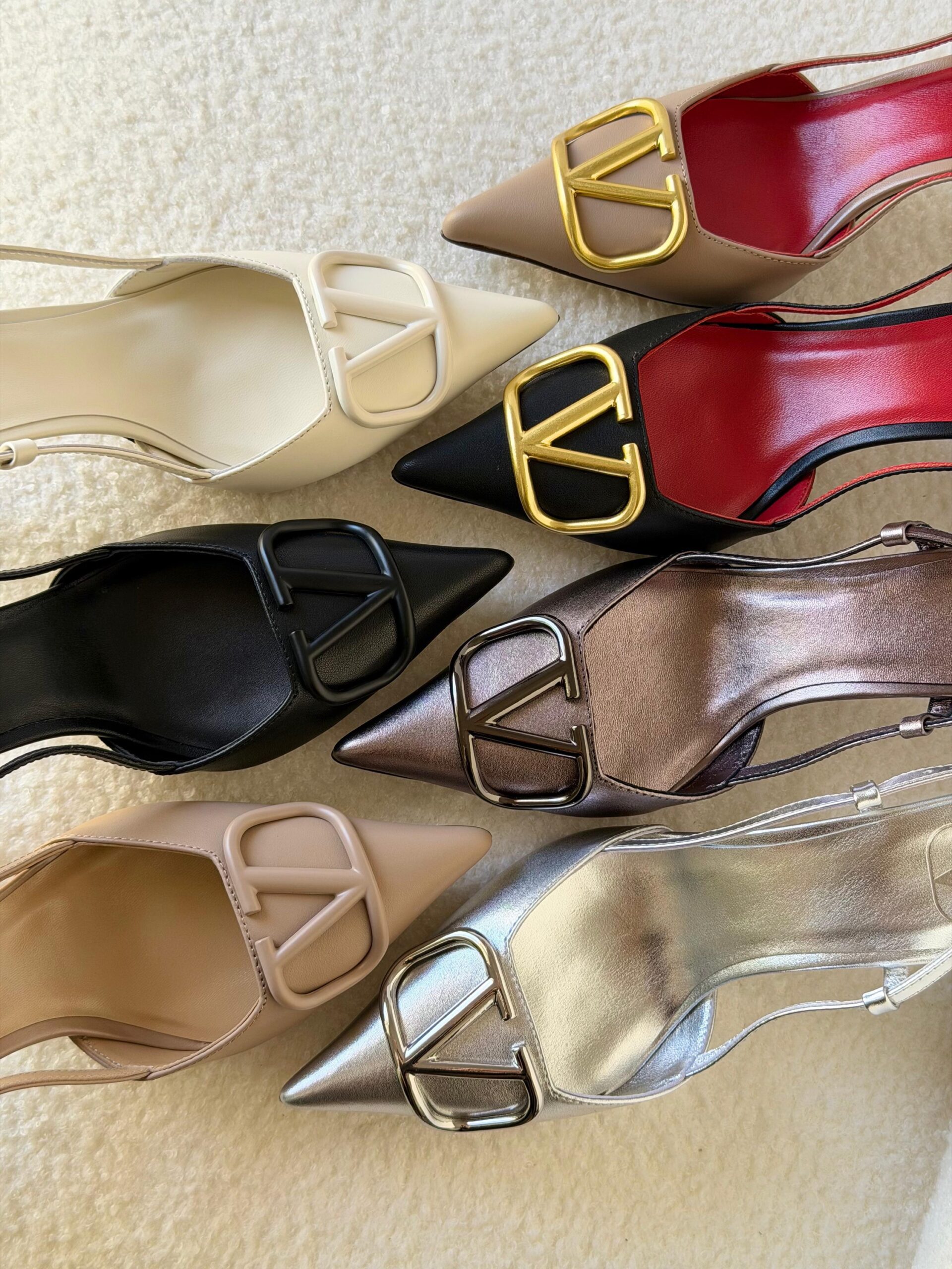 Valentino Garavani VLogo Signature 40mm Slingback Pumps - Image 11