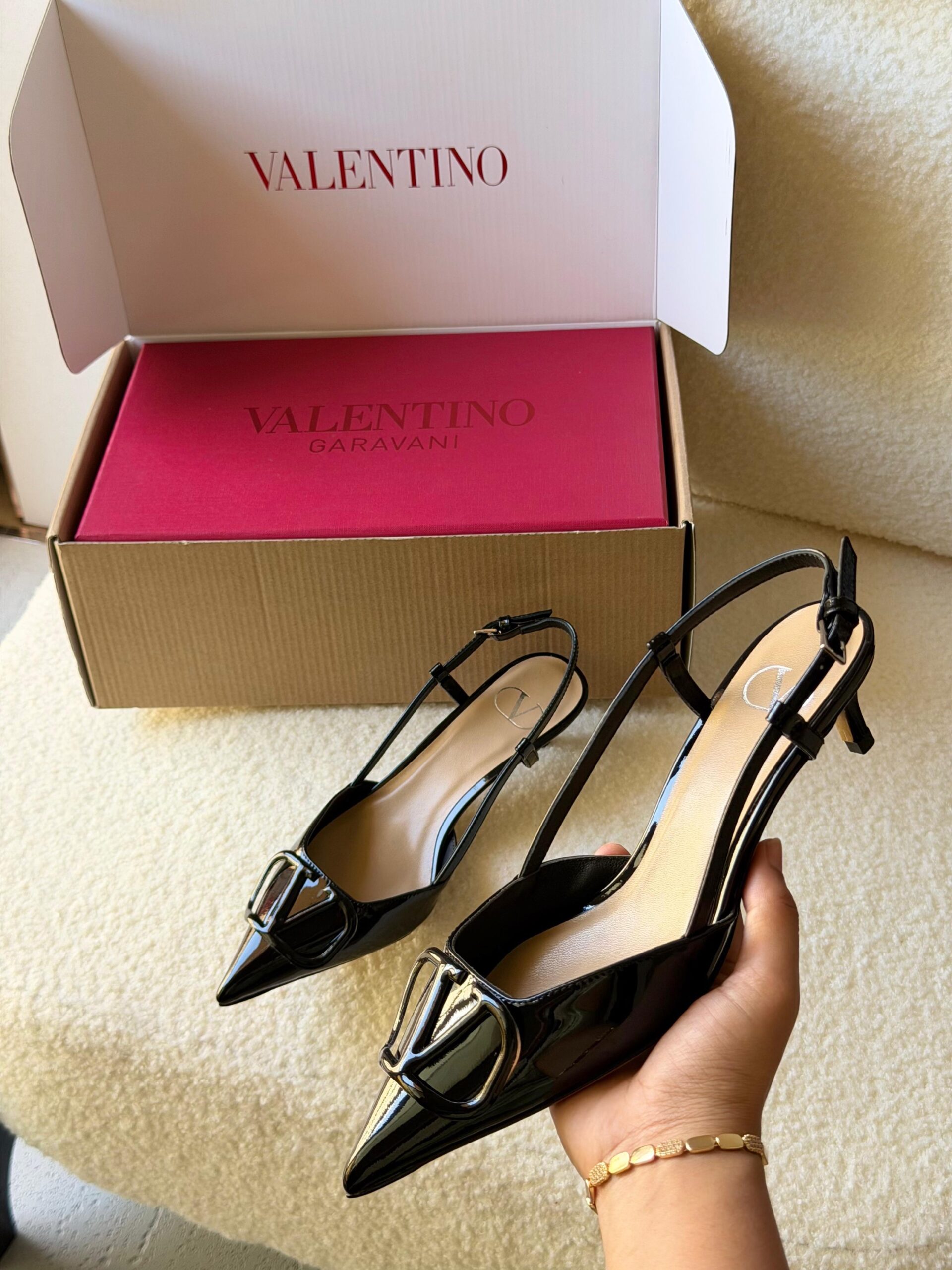Valentino Garavani VLogo Patent Leather