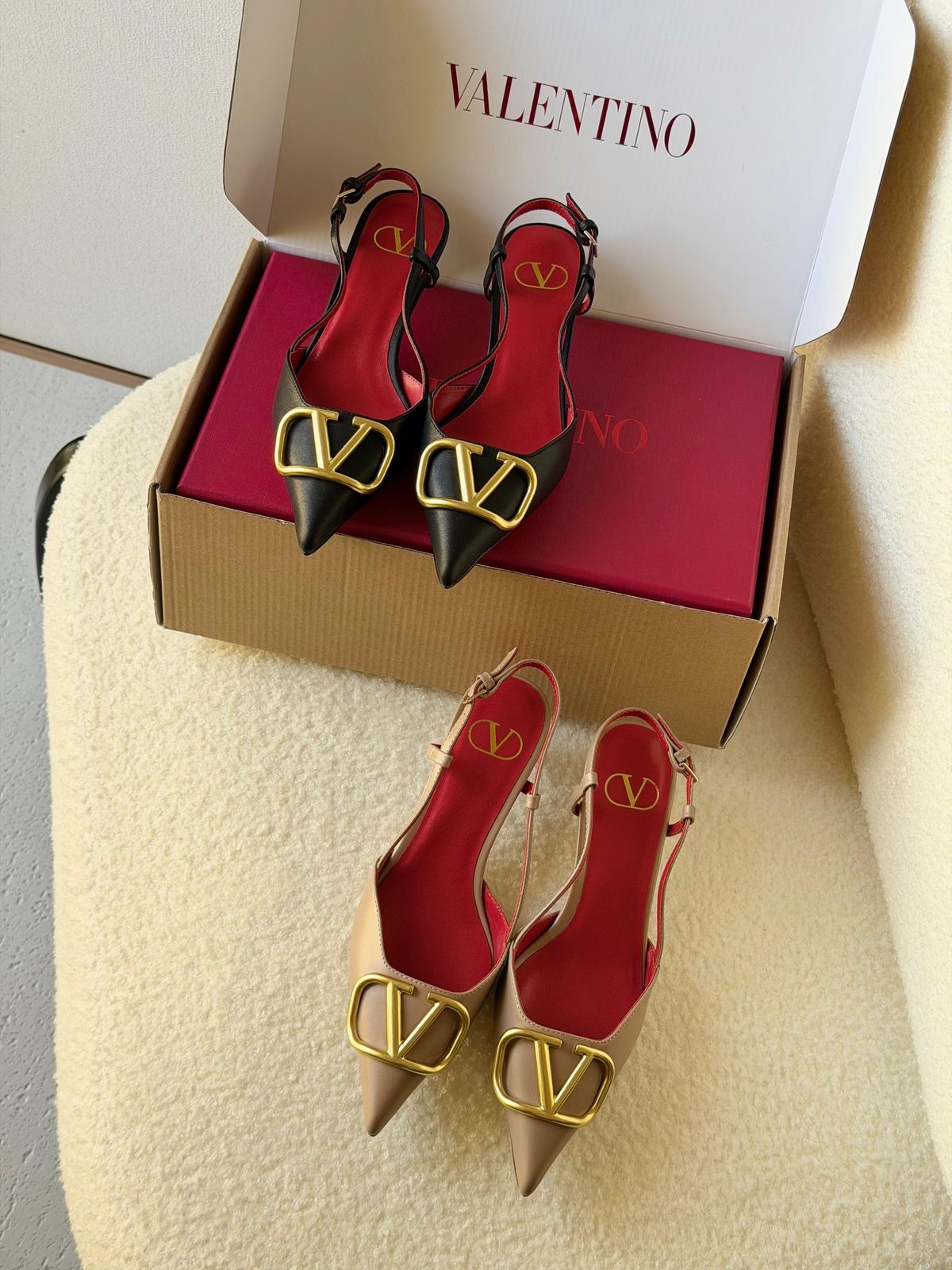 Valentino Garavani VLogo Signature Slingback Pumps - Image 3