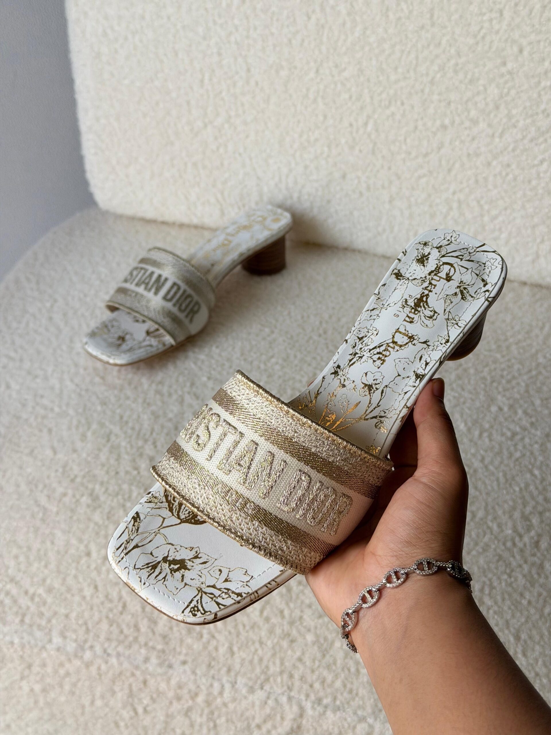 Christian Dior Dway Heeled Slides