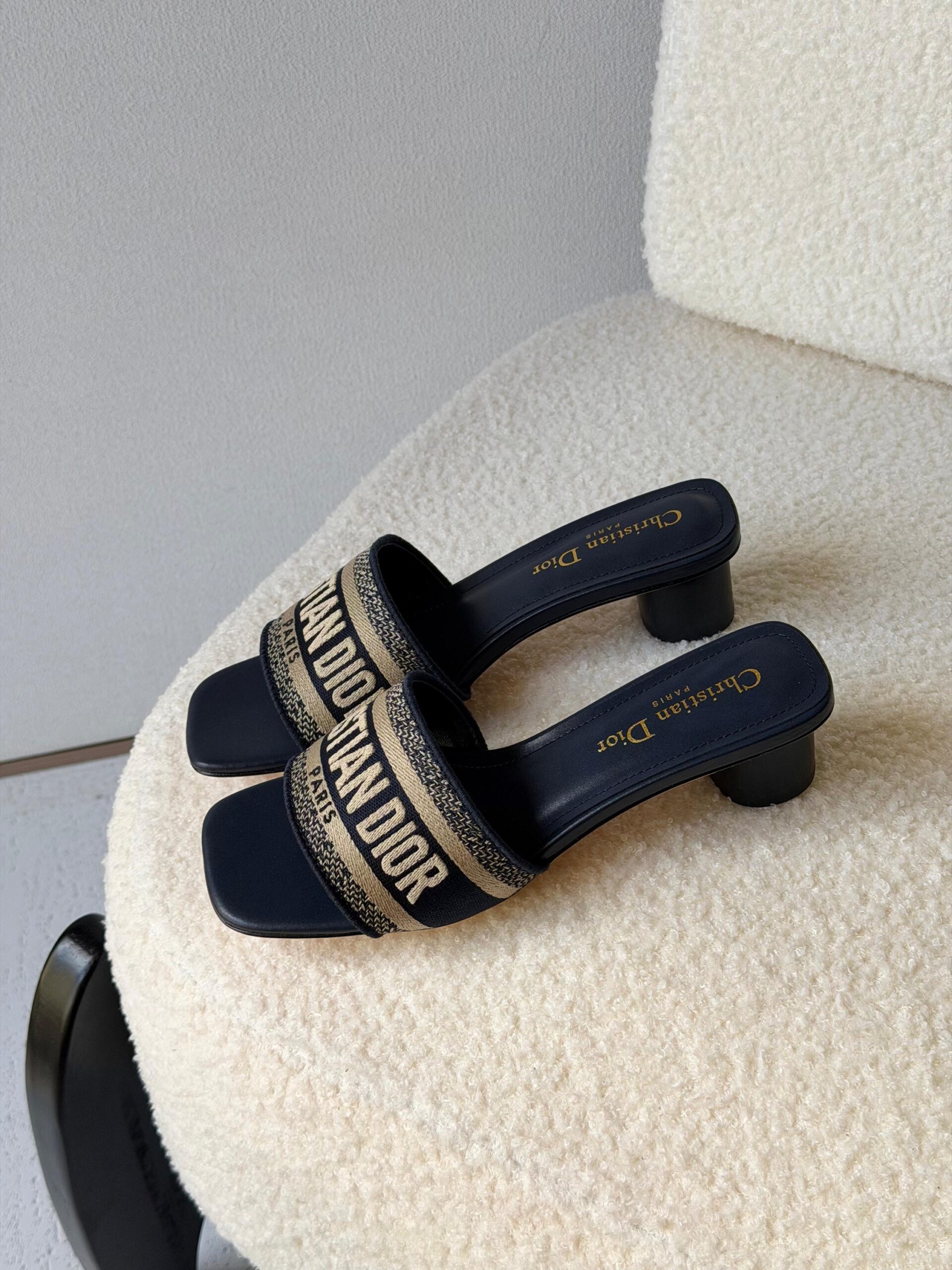 Christian Dior Dway Heeled Slides - Image 3
