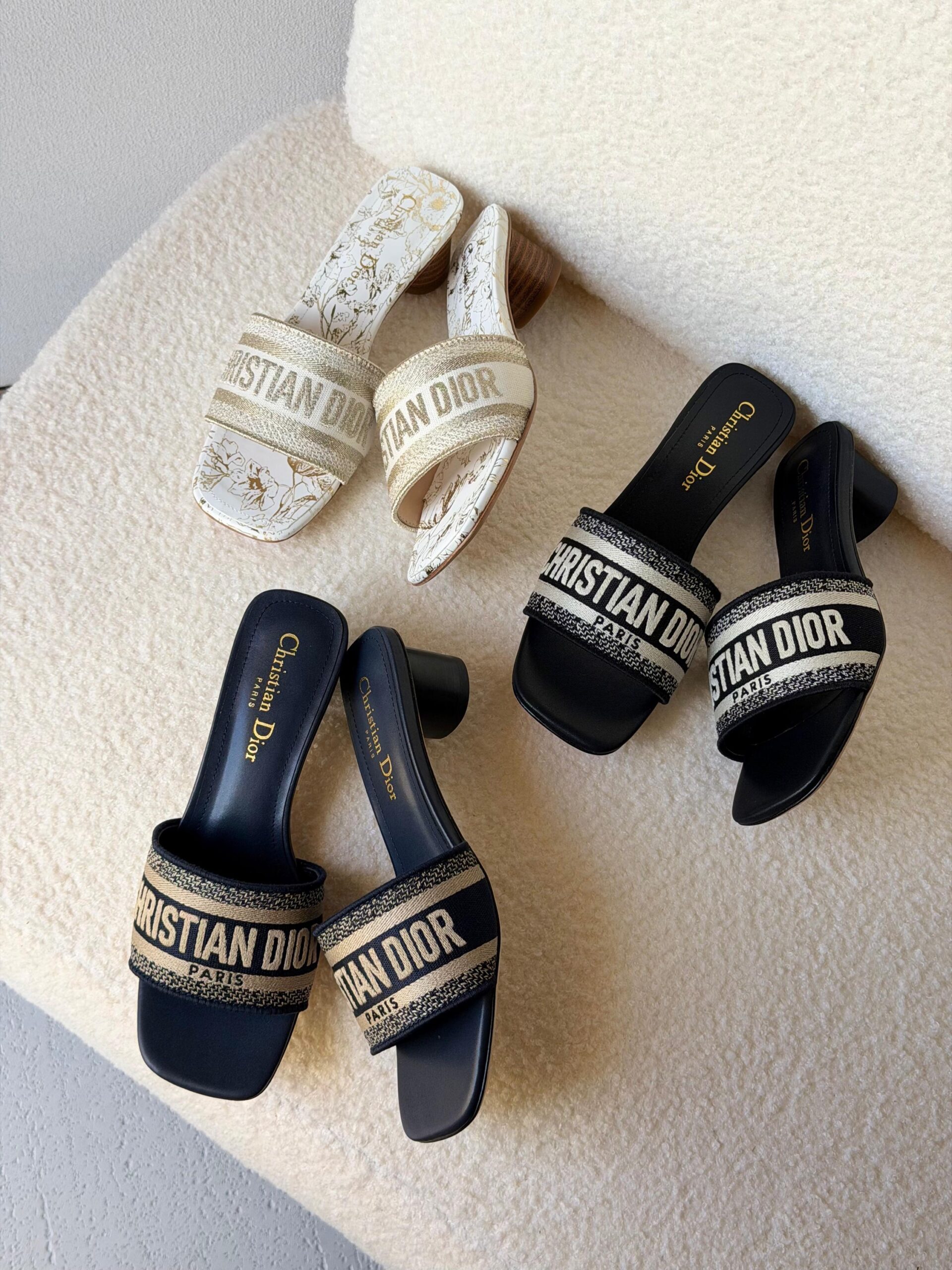 Christian Dior Dway Heeled Slides - Image 7