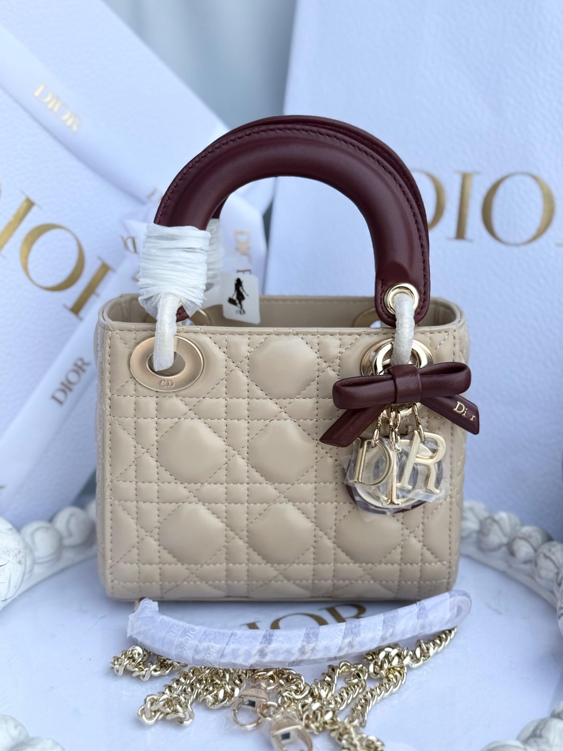 Dior Mini Lady Dior Bag - Image 4