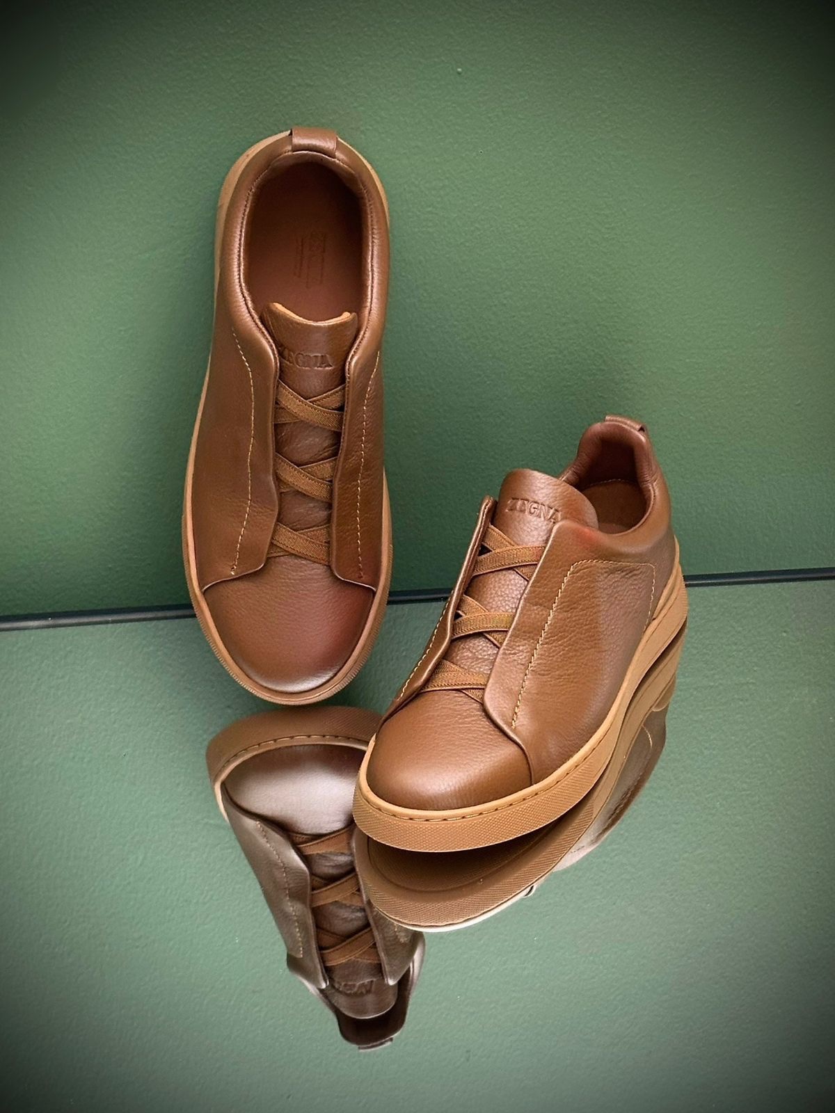 Zegna Triple Stitch Sneakers - Image 10