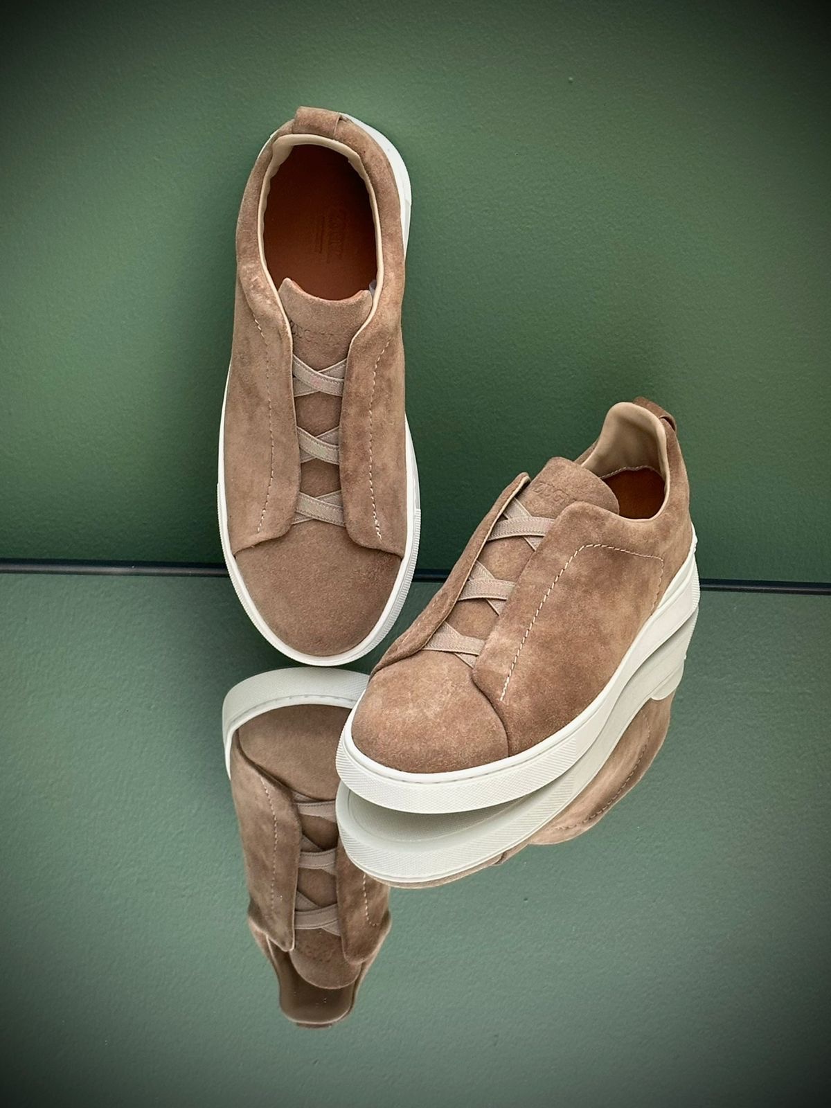 Zegna Triple Stitch Sneakers - Image 6