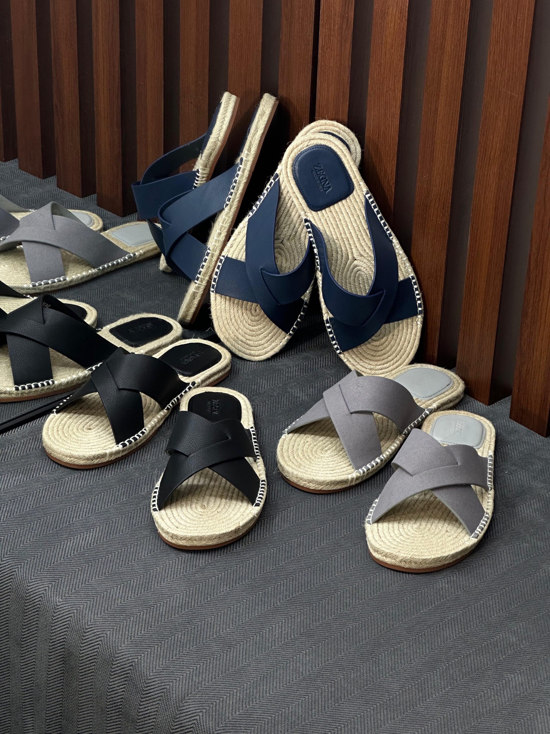 Zegna Leather Espadrille Sandals - Image 4