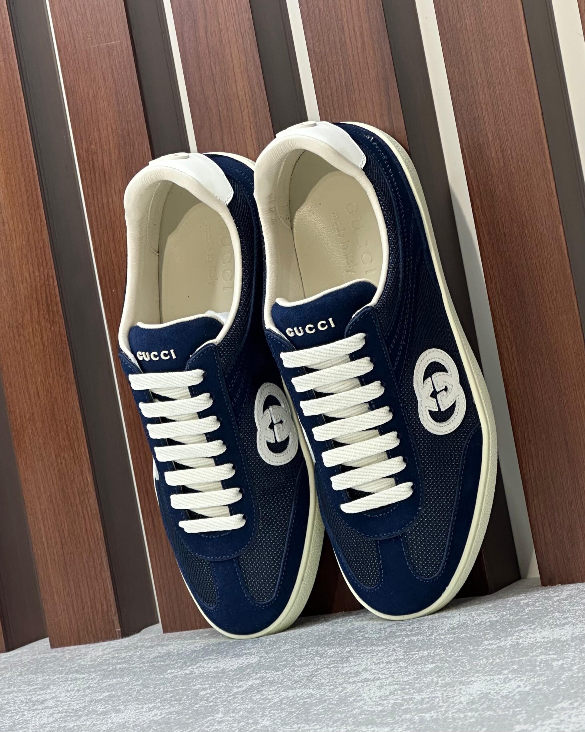 Gucci G74 Suede Sneakers - Image 2