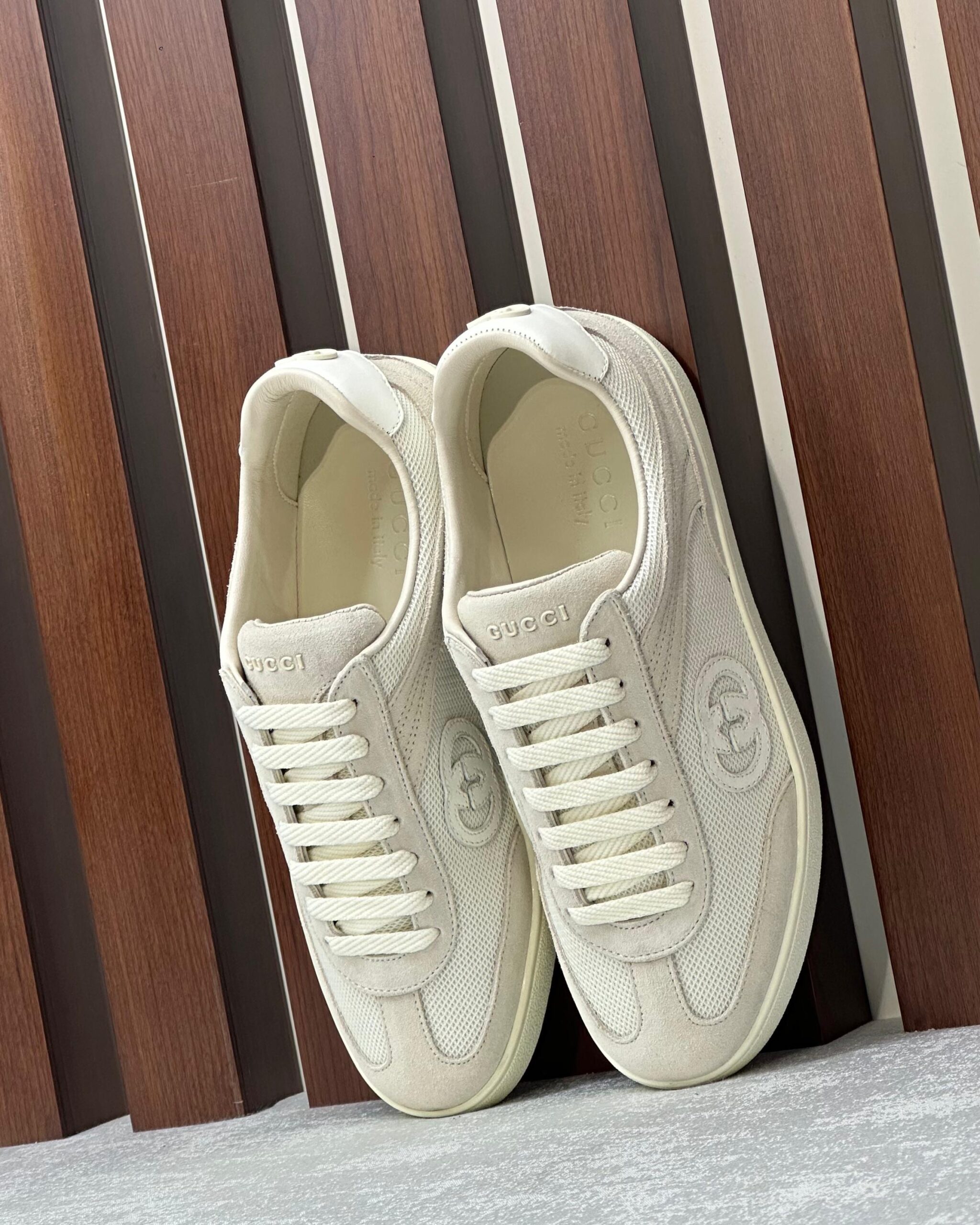 Gucci G74 Suede Sneakers