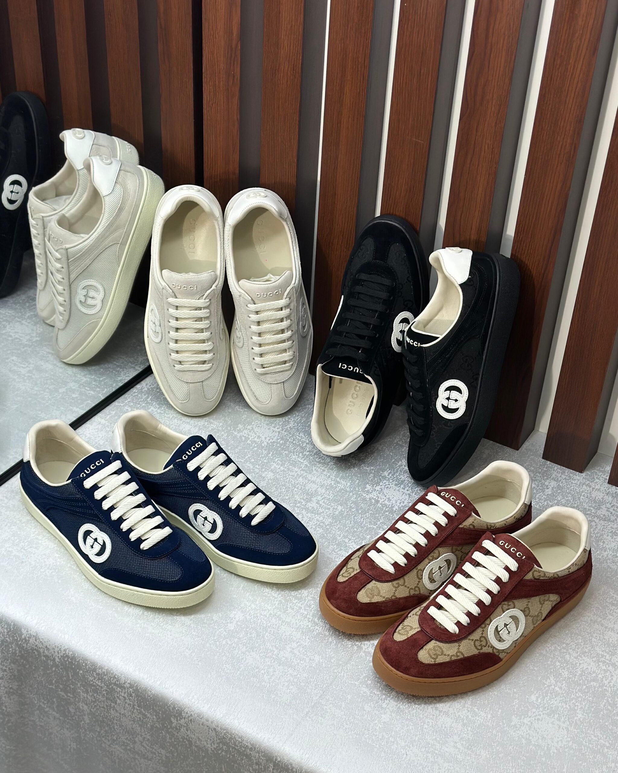 Gucci G74 Suede Sneakers - Image 5