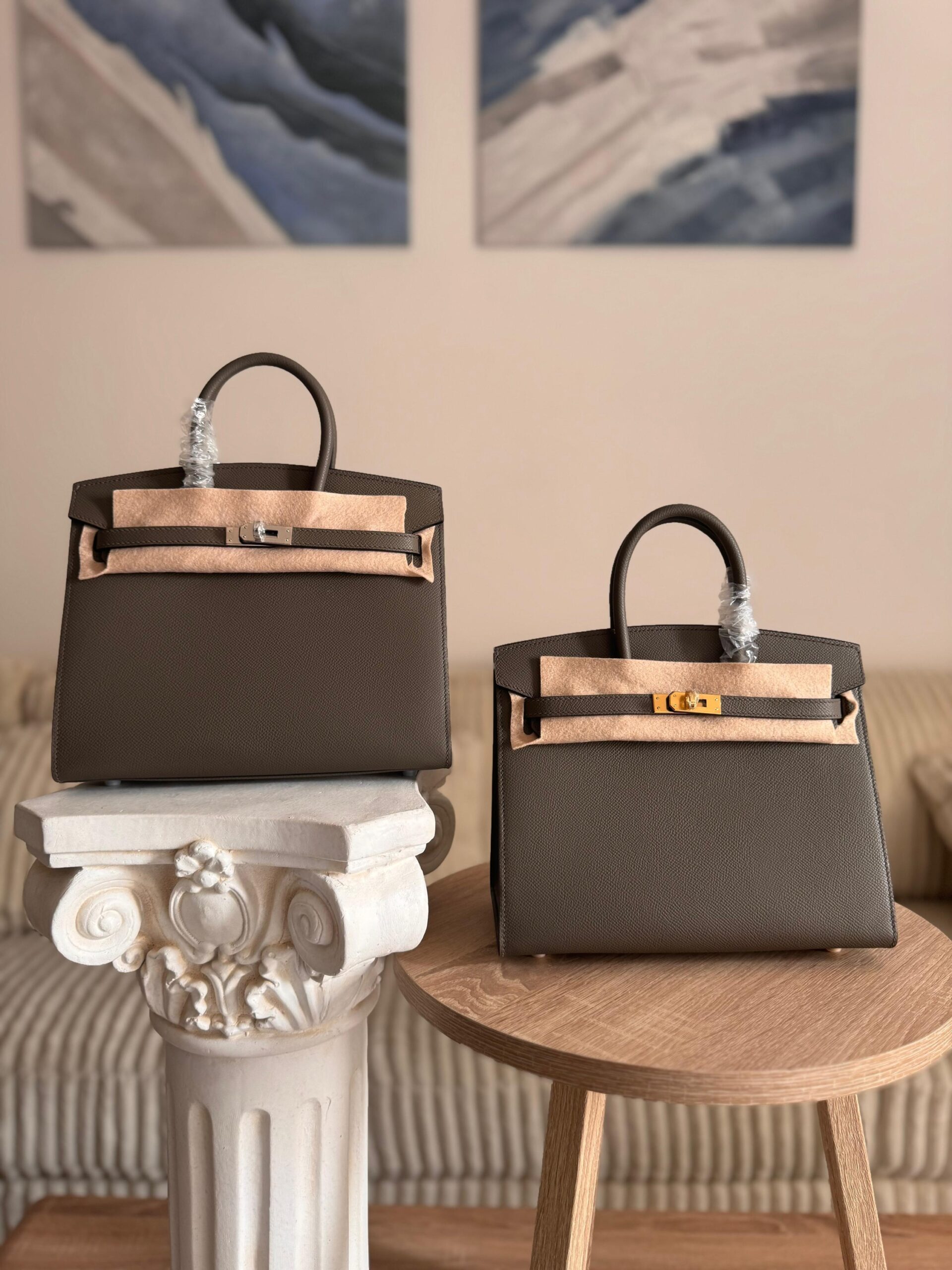 Hermès Birkin 25 Retourne Handbag - Image 6