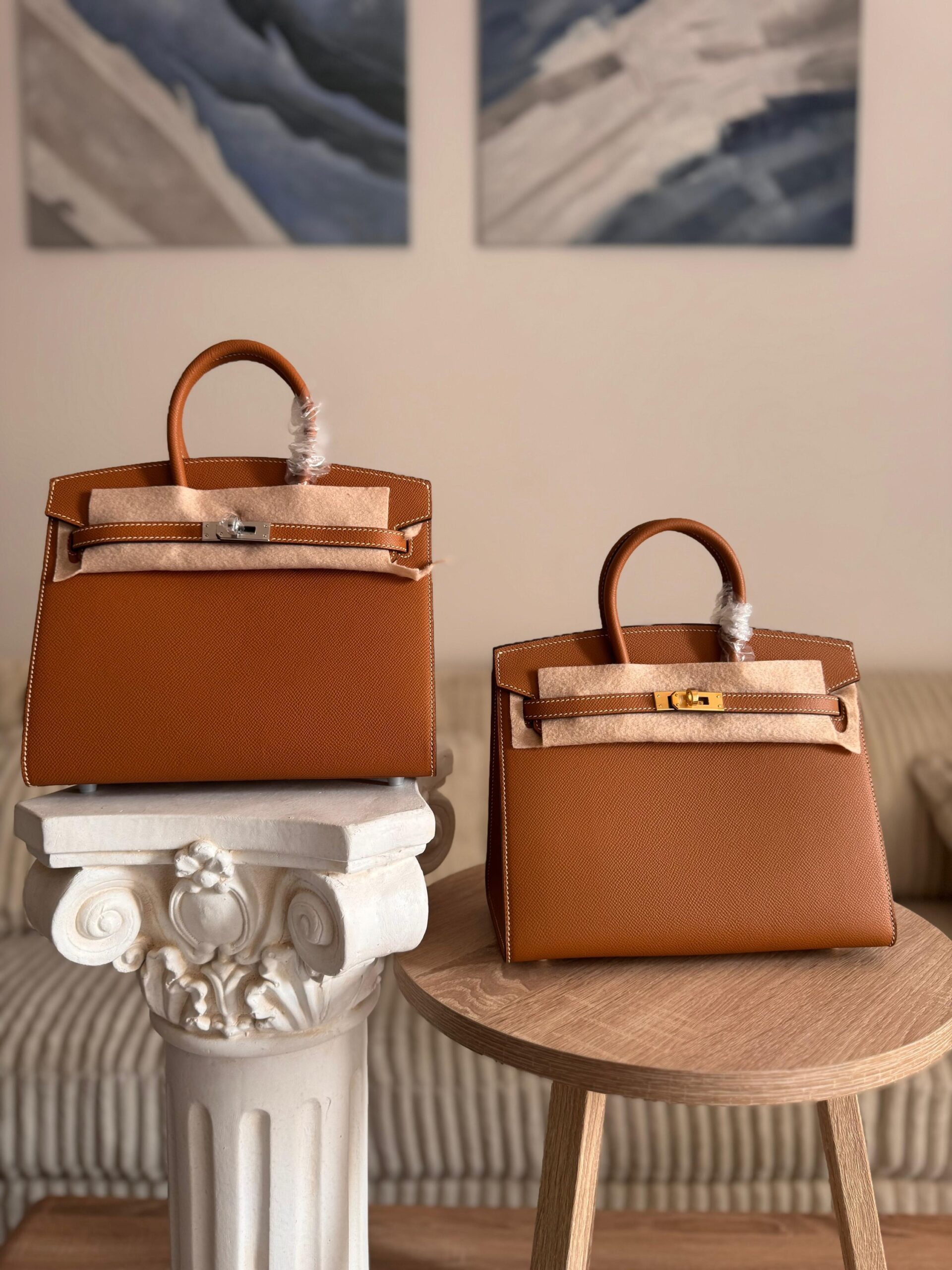 Hermès Birkin 25 Retourne Handbag - Image 7