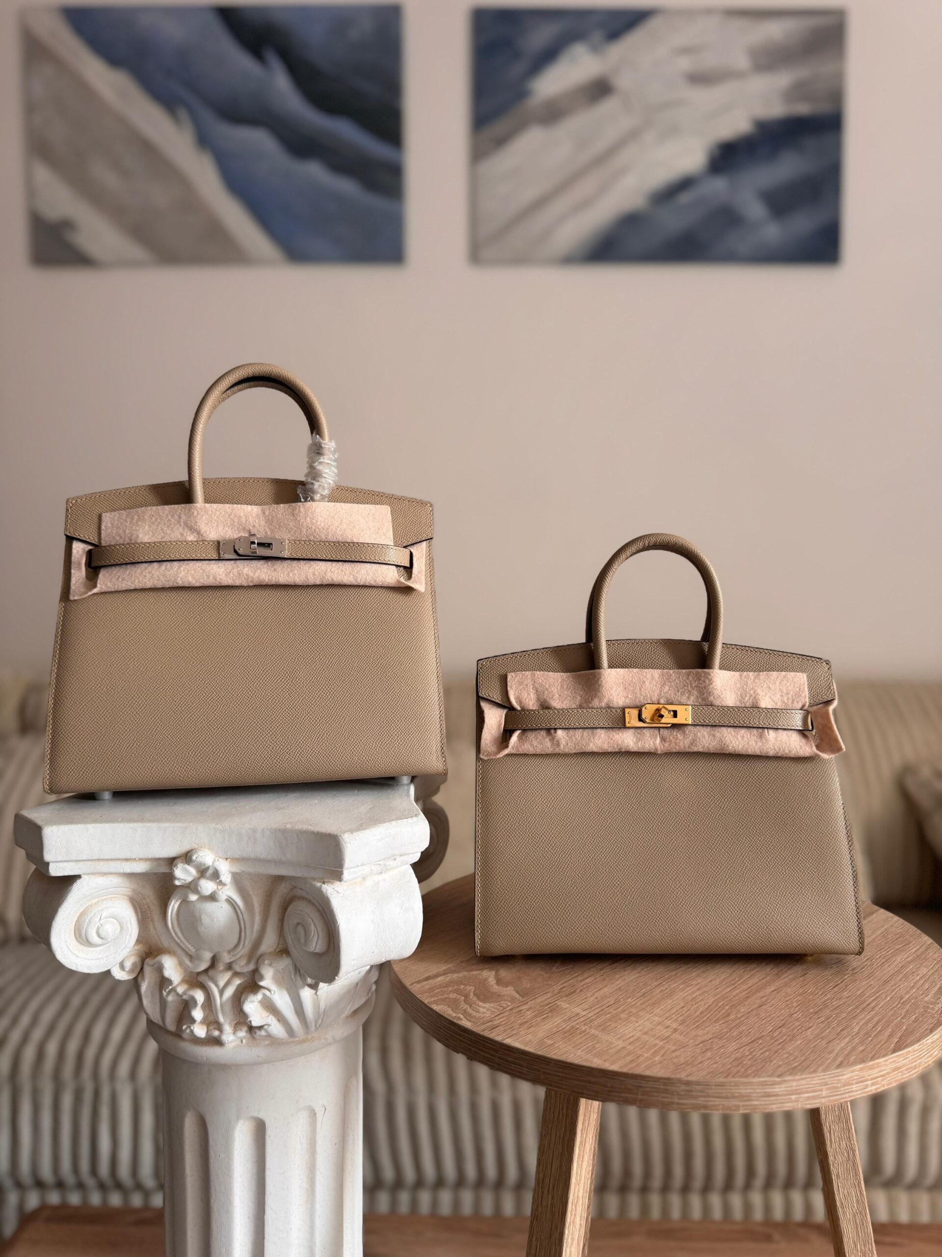Hermès Birkin 25 Retourne Handbag - Image 9