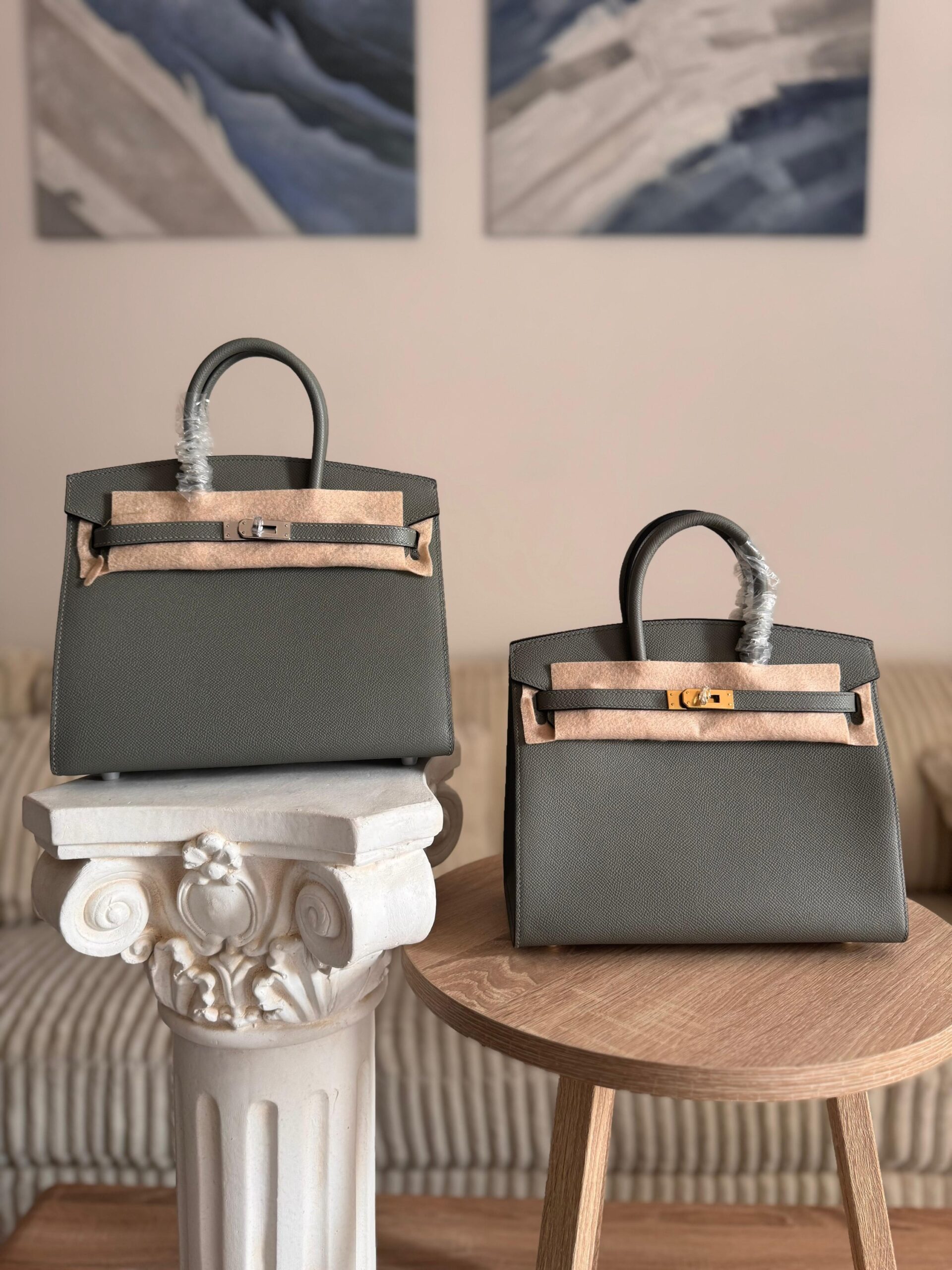 Hermès Birkin 25 Retourne Handbag - Image 5