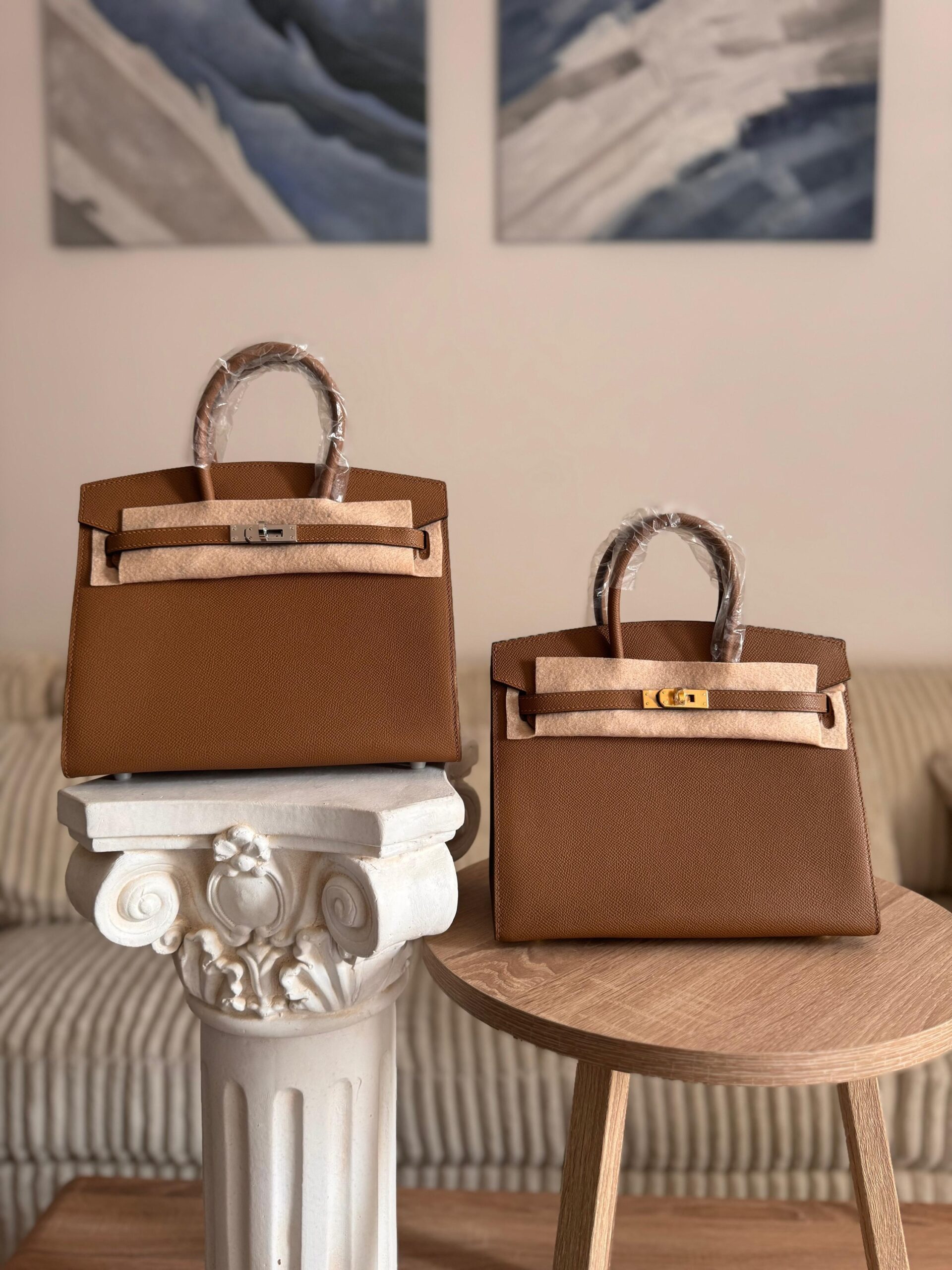 Hermès Birkin 25 Retourne Handbag - Image 3