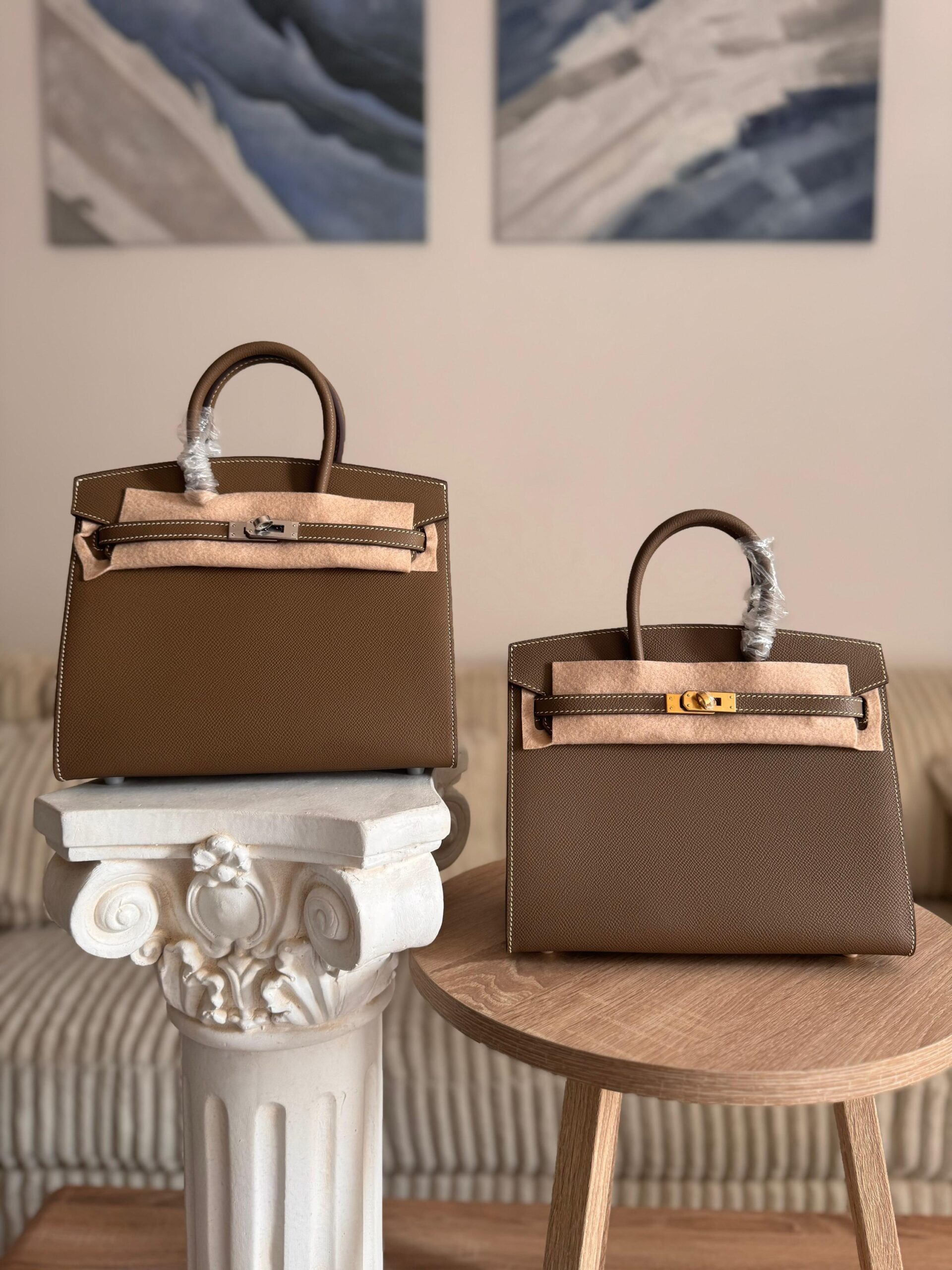 Hermès Birkin 25 Retourne Handbag - Image 4