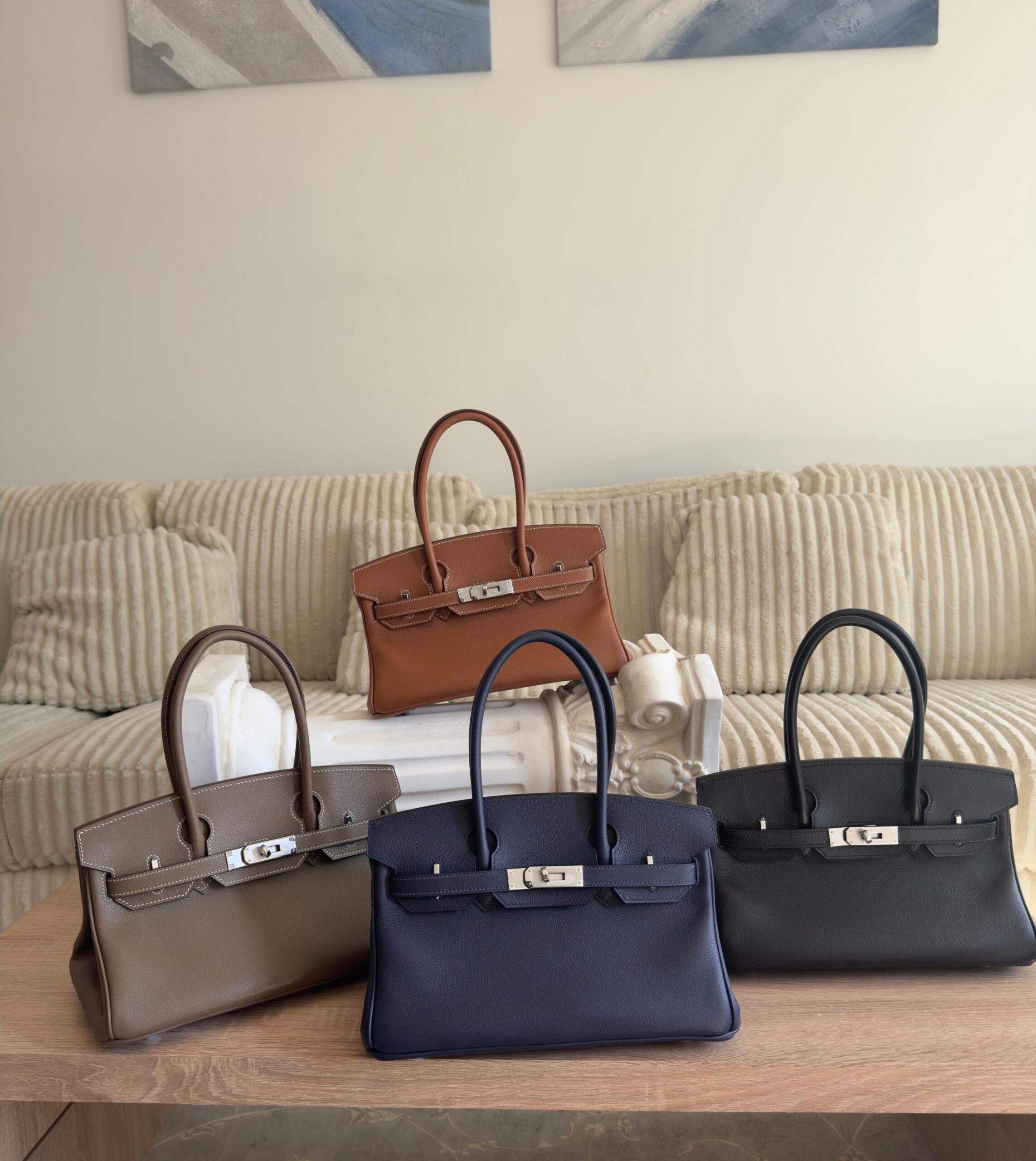 Hermès Birkin 29 Handbag Togo Leather With Silver-Tone Hardware - Image 5