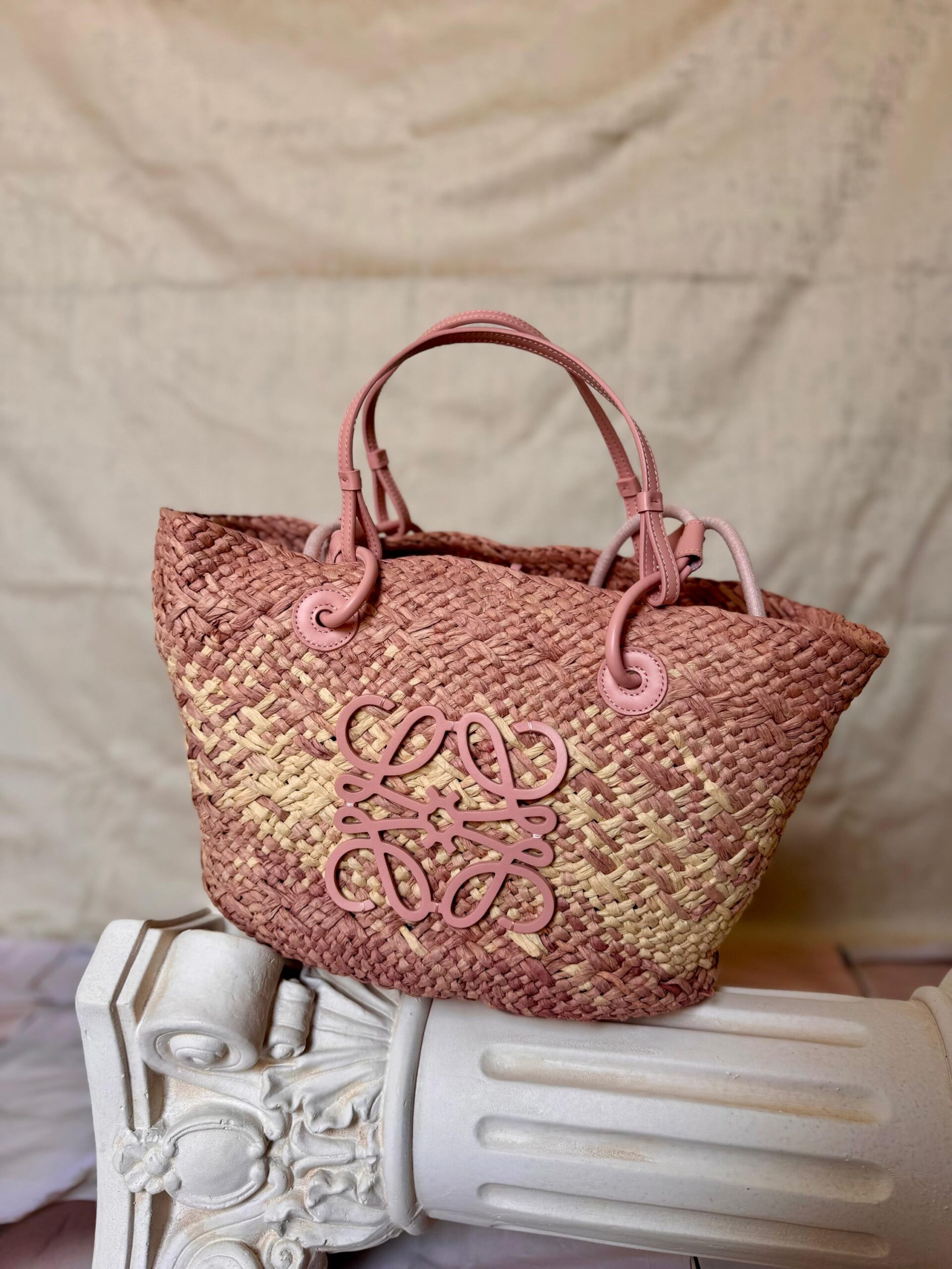 Loewe Anagram Basket Tote Bag - Image 3