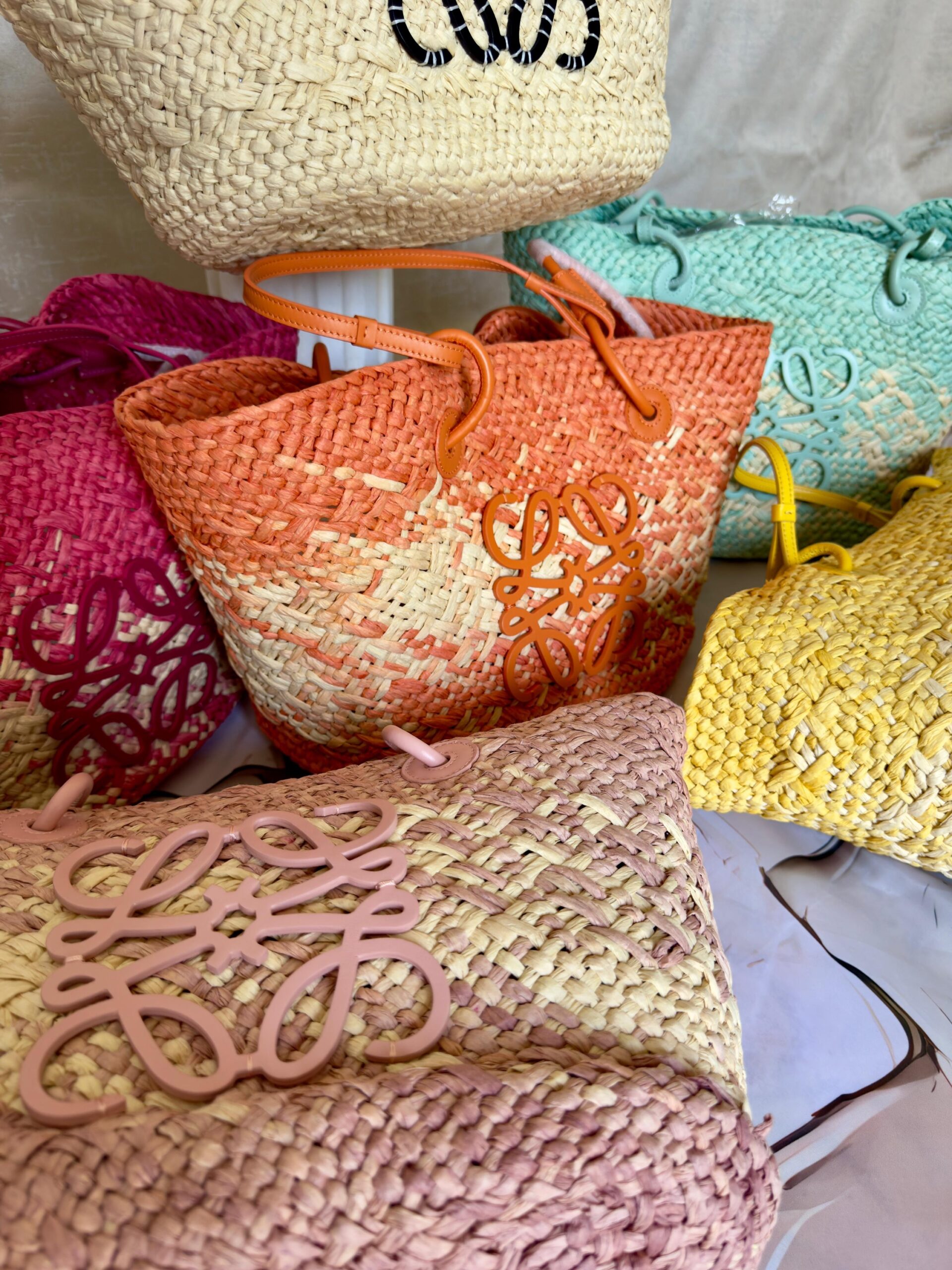 Loewe Anagram Basket Tote Bag - Image 9