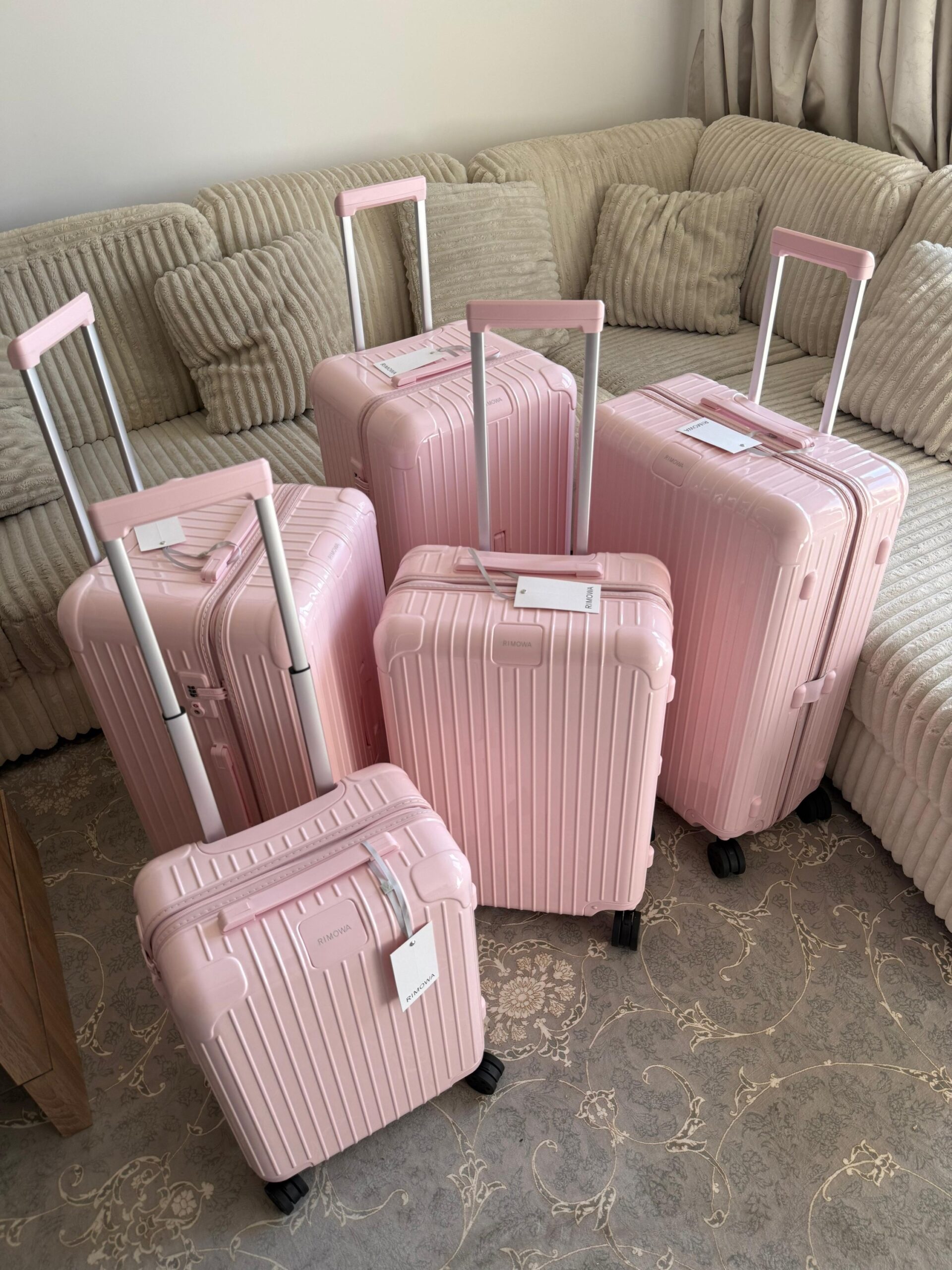 Rimowa Luggage Set Pink Color - Image 8