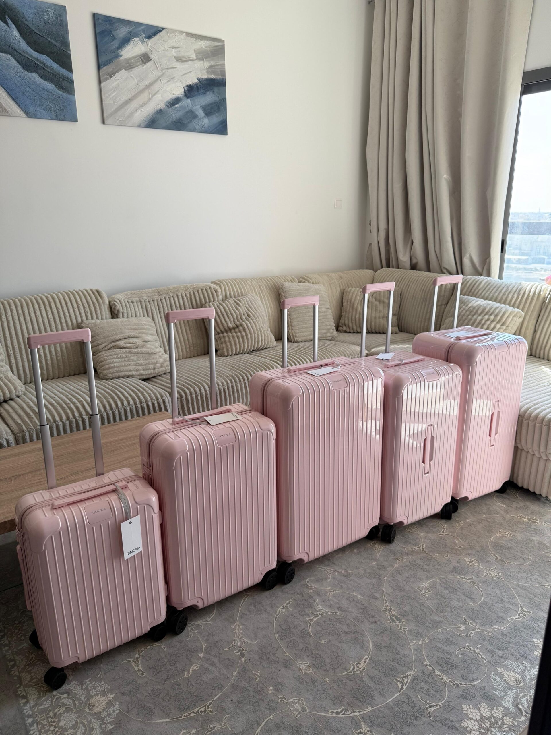 Rimowa Luggage Set Pink Color - Image 7