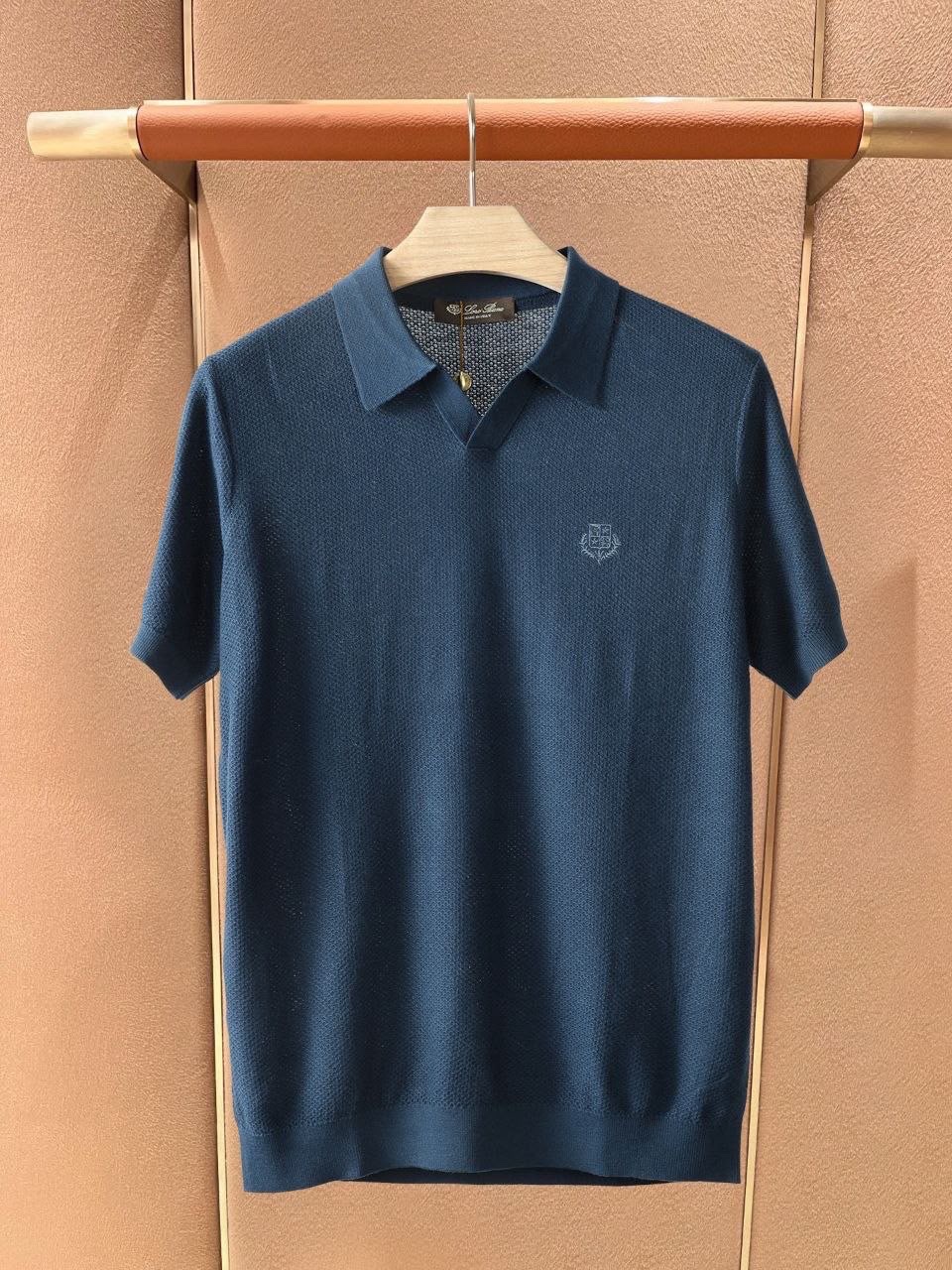 Loro Piana Polo Neck Knit Fabric