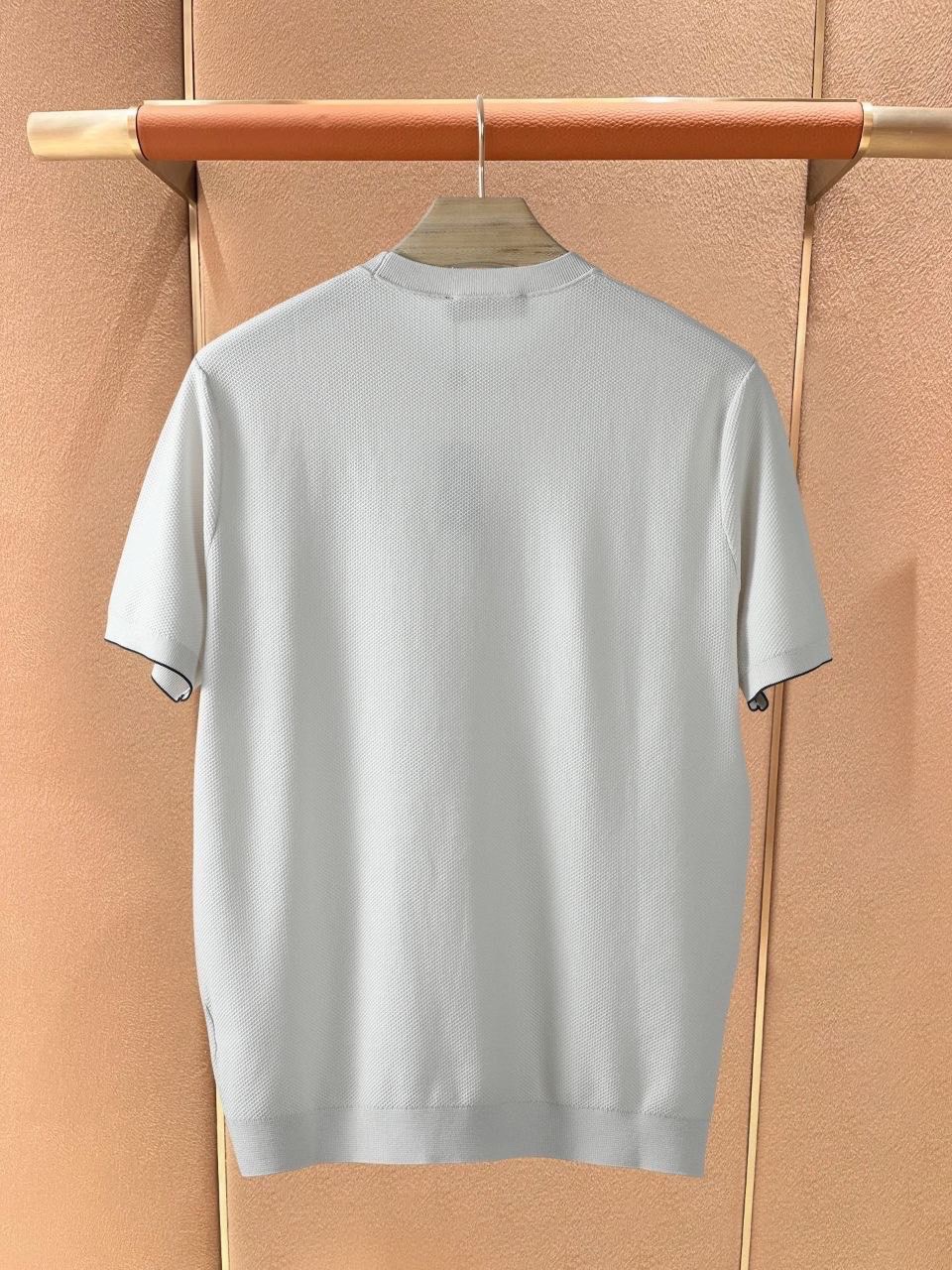 Zegna Knit Fabric T-shirt - Image 3