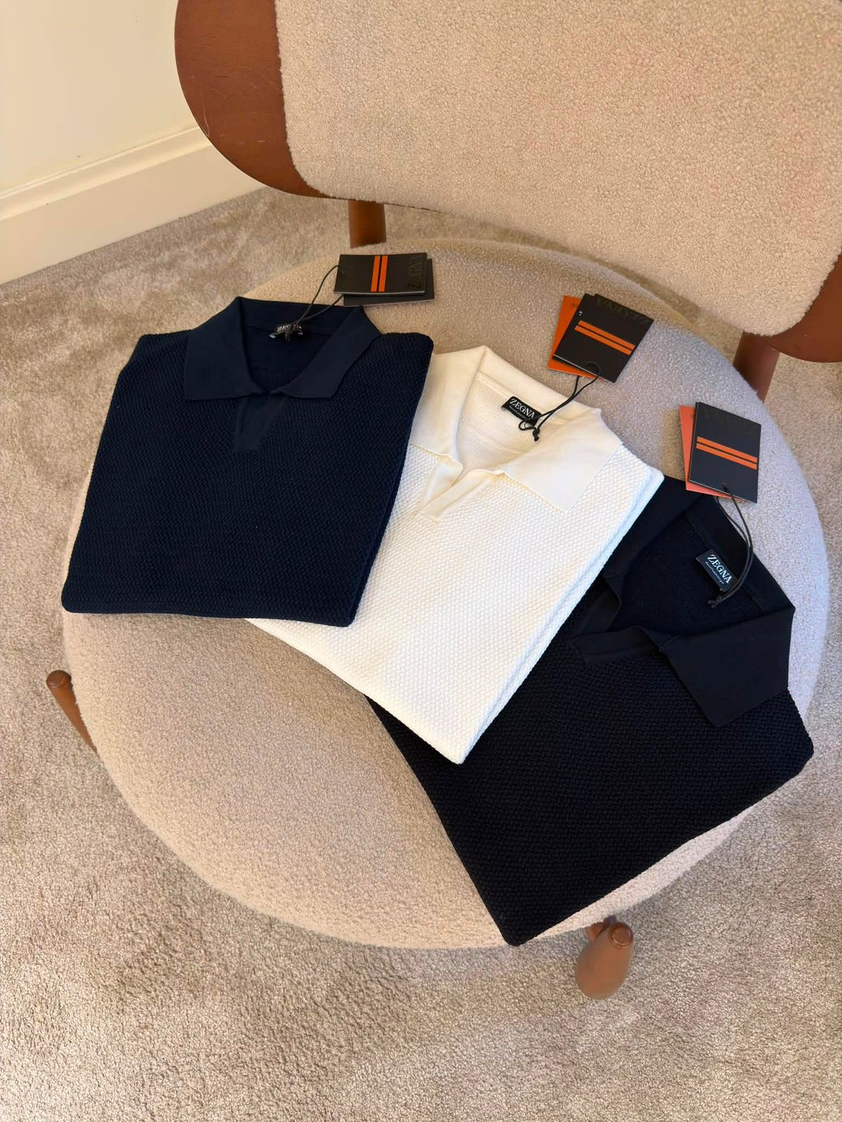 Zegna Polo Shirt knit Design - Image 8