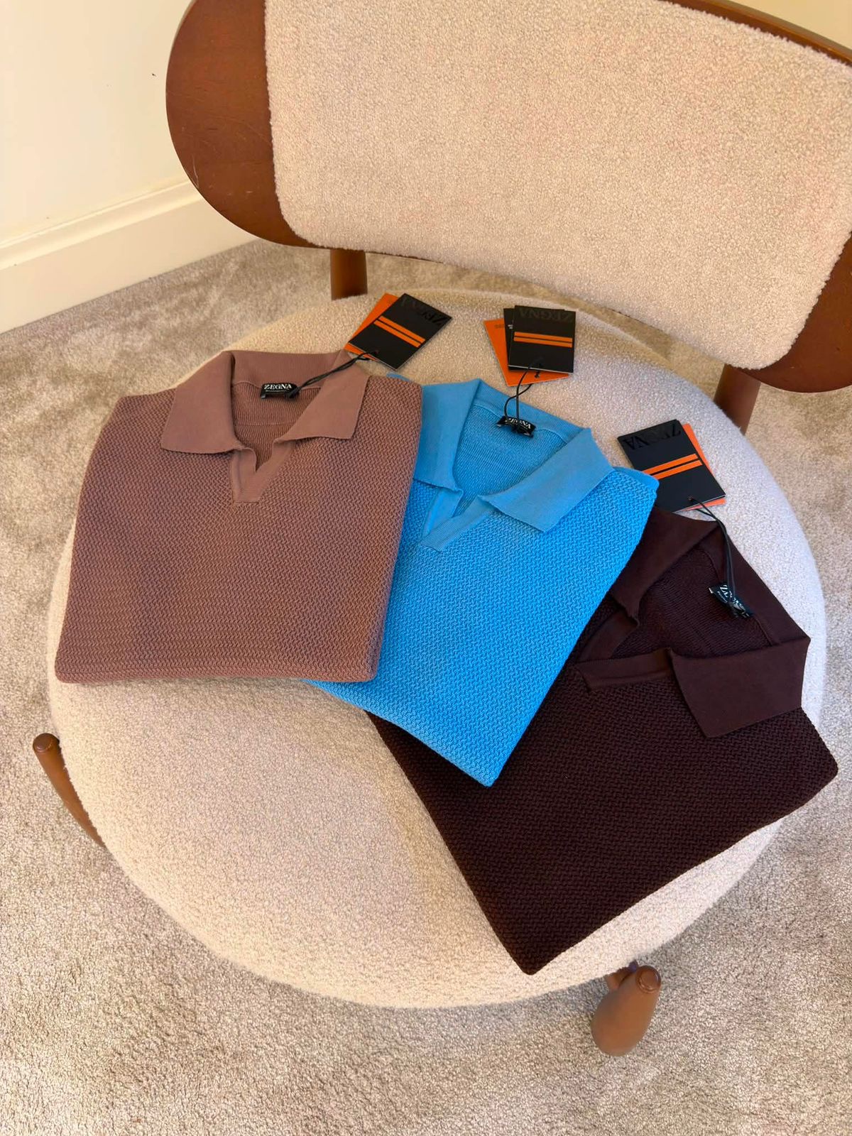 Zegna Polo Shirt knit Design - Image 9