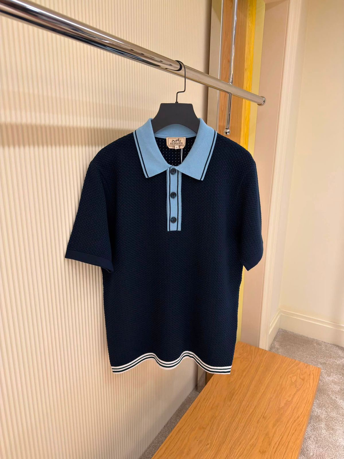 Hermes polo Neck Cotton Shirt - Image 4