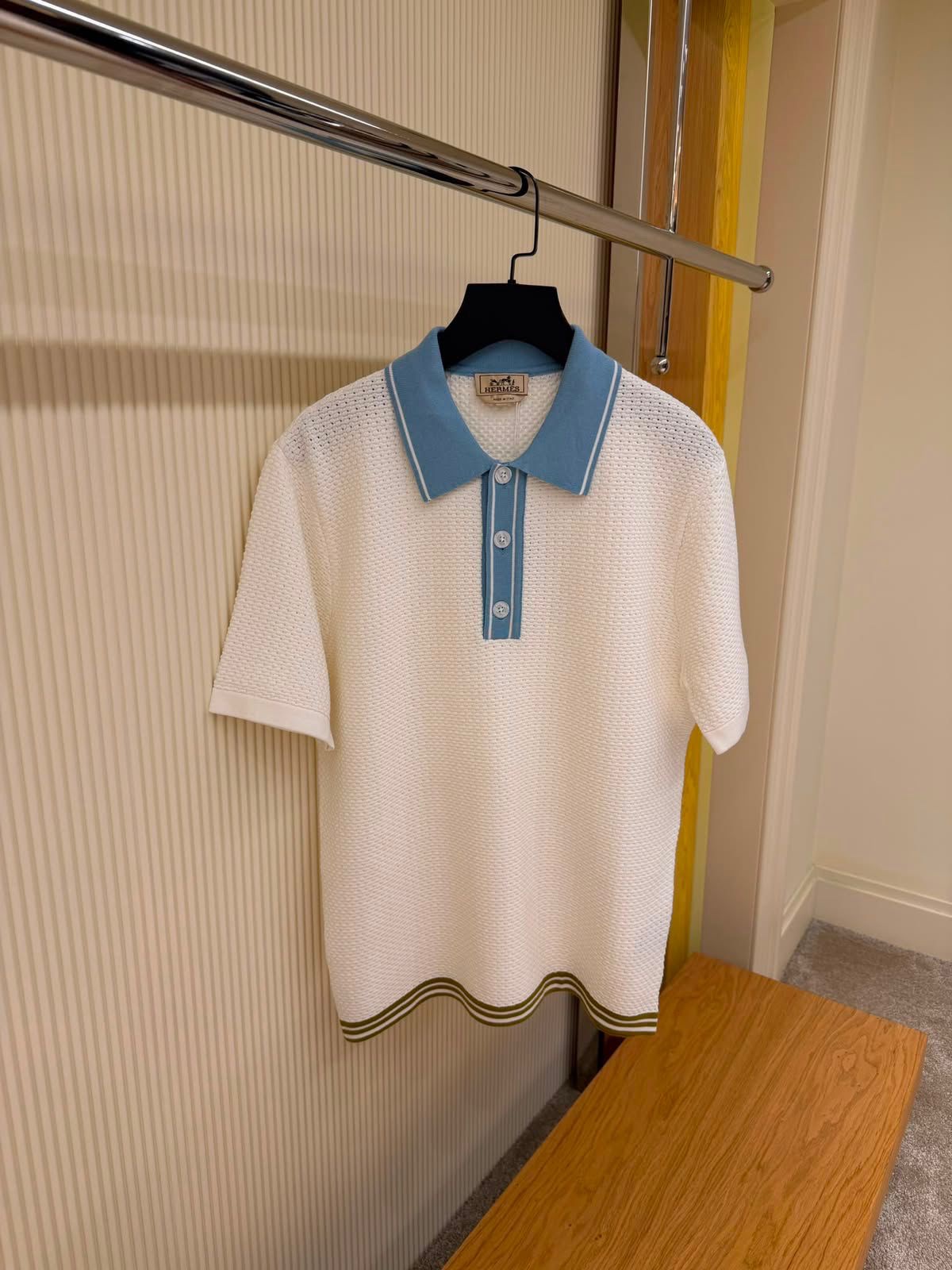 Hermes polo Neck Cotton Shirt