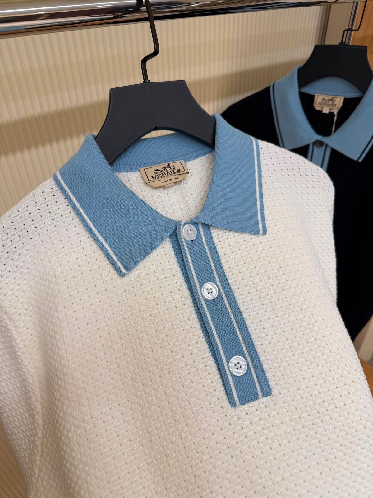 Hermes polo Neck Cotton Shirt - Image 2