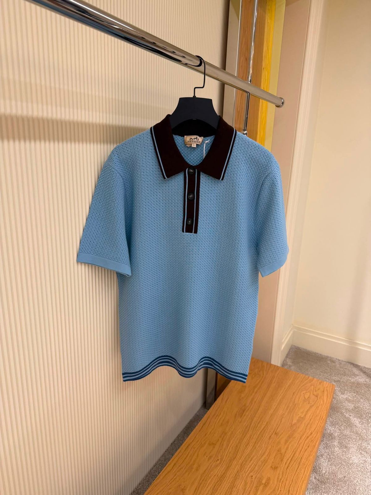 Hermes polo Neck Cotton Shirt - Image 3