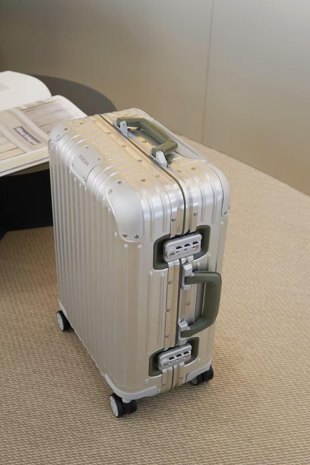 RIMOWA Cabin Twist Suitcase Leather Handles - Image 3