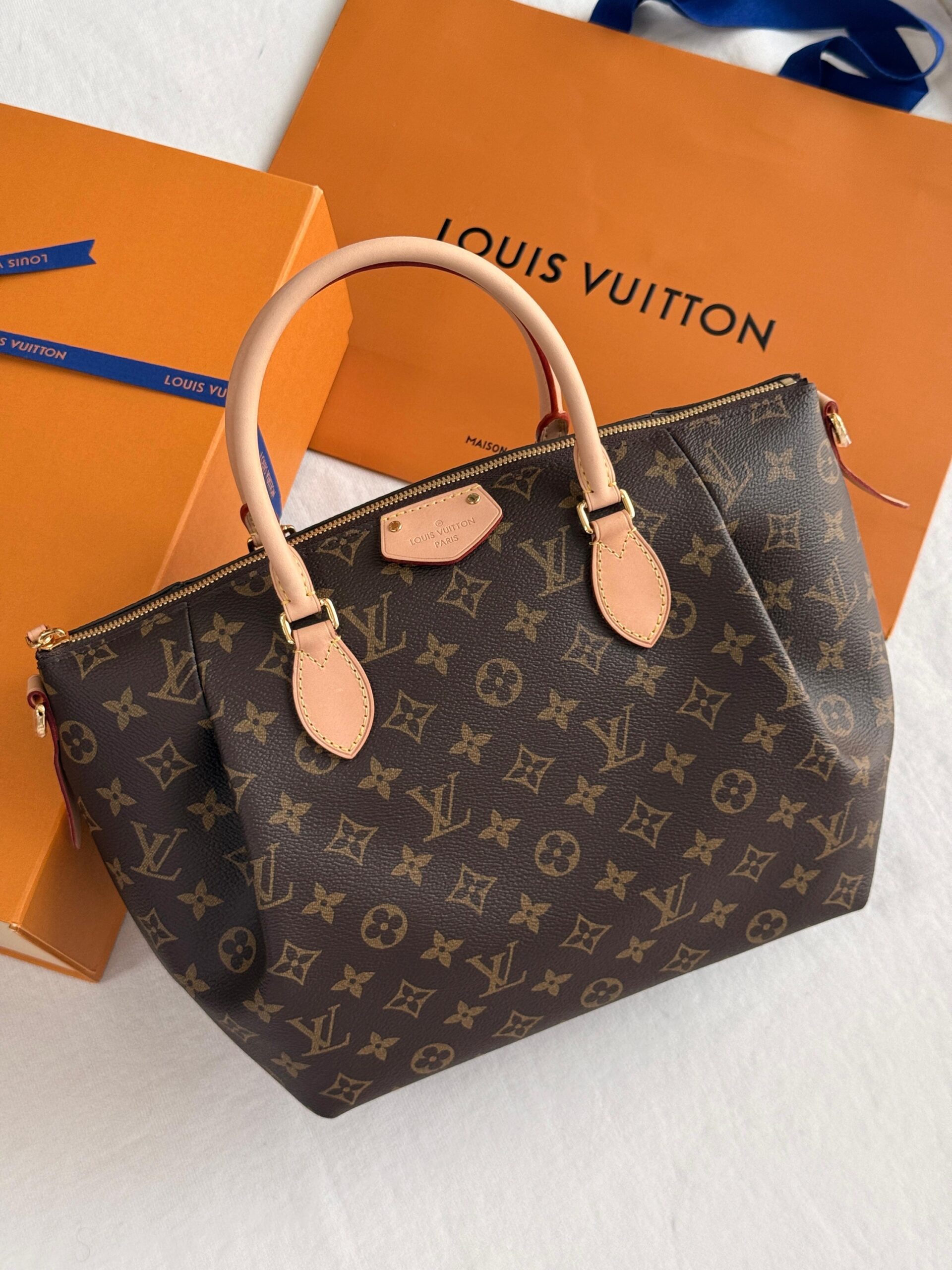 Louis Vuitton Turenne MM Bag Top Handles And Trim