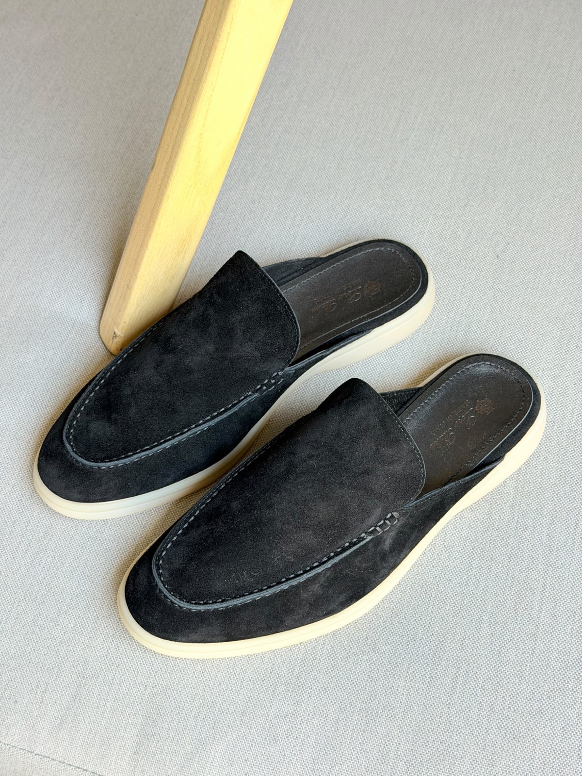 Loro Piana Babouche Walk Suede Loafers For Men