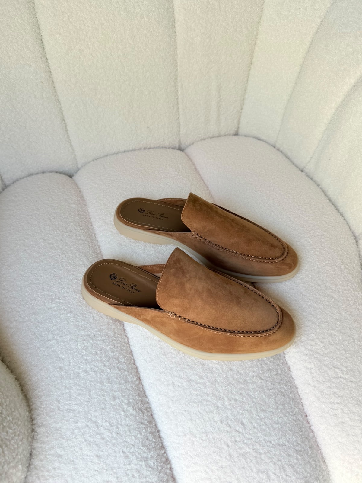 Loro Piana Babouche Walk Suede Loafers For Men - Image 6
