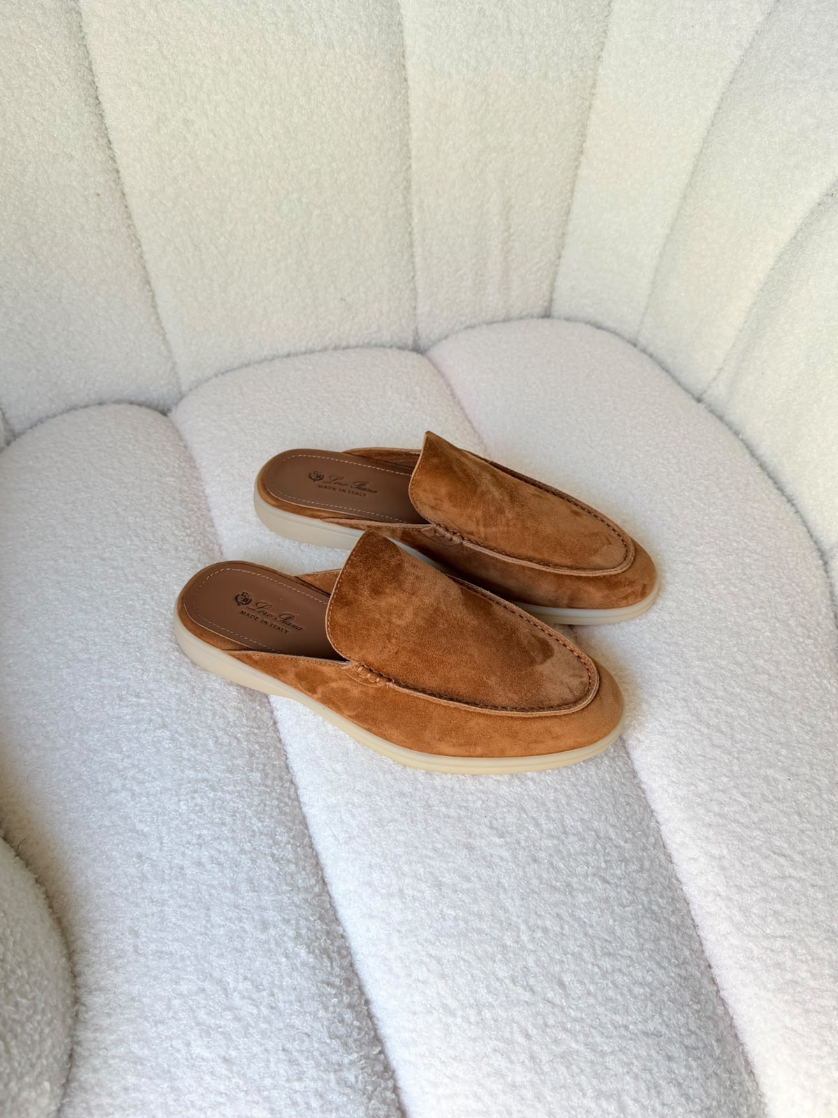 Loro Piana Babouche Walk Suede Loafers For Men - Image 7