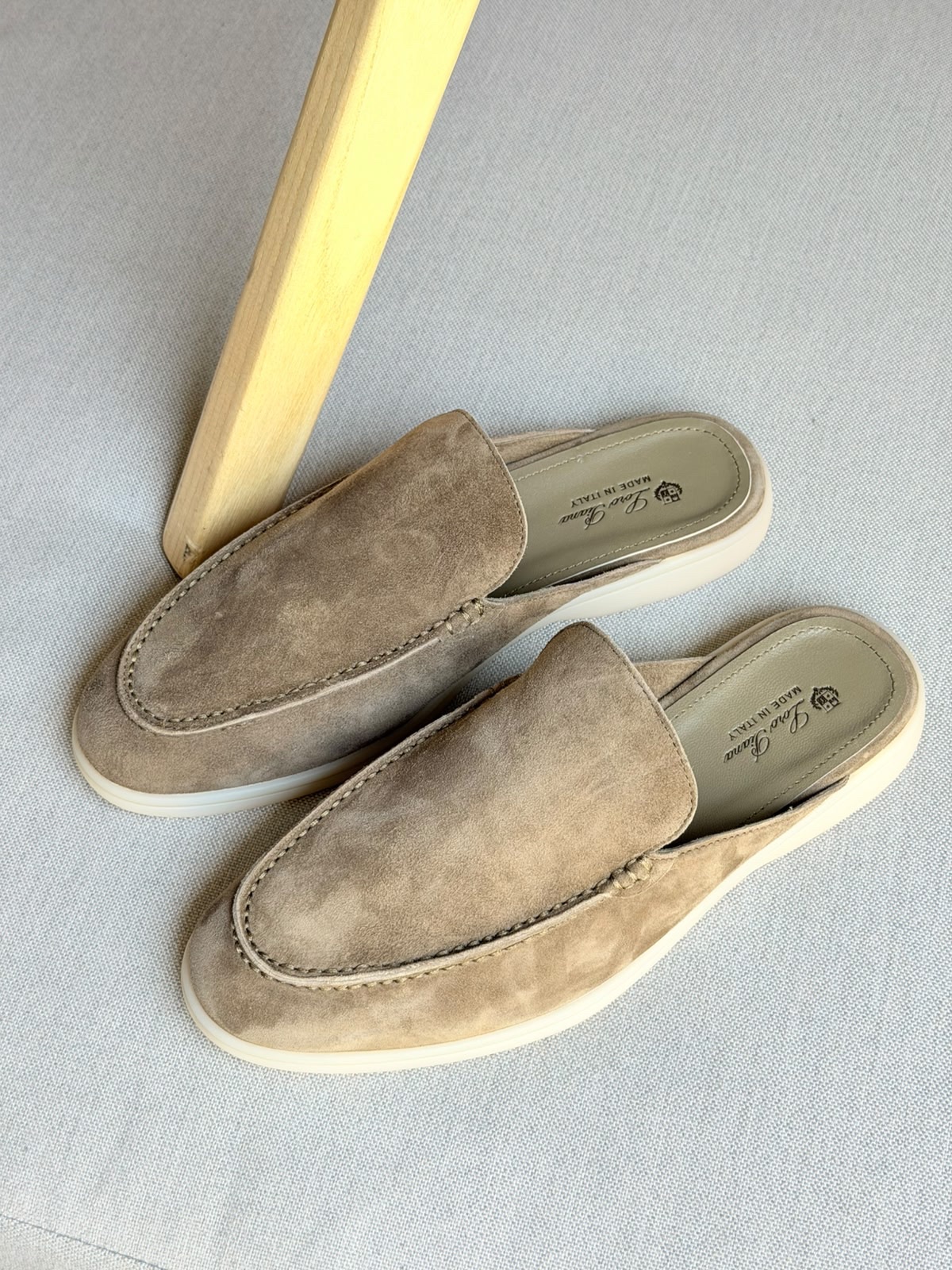 Loro Piana Babouche Walk Suede Loafers For Men - Image 4