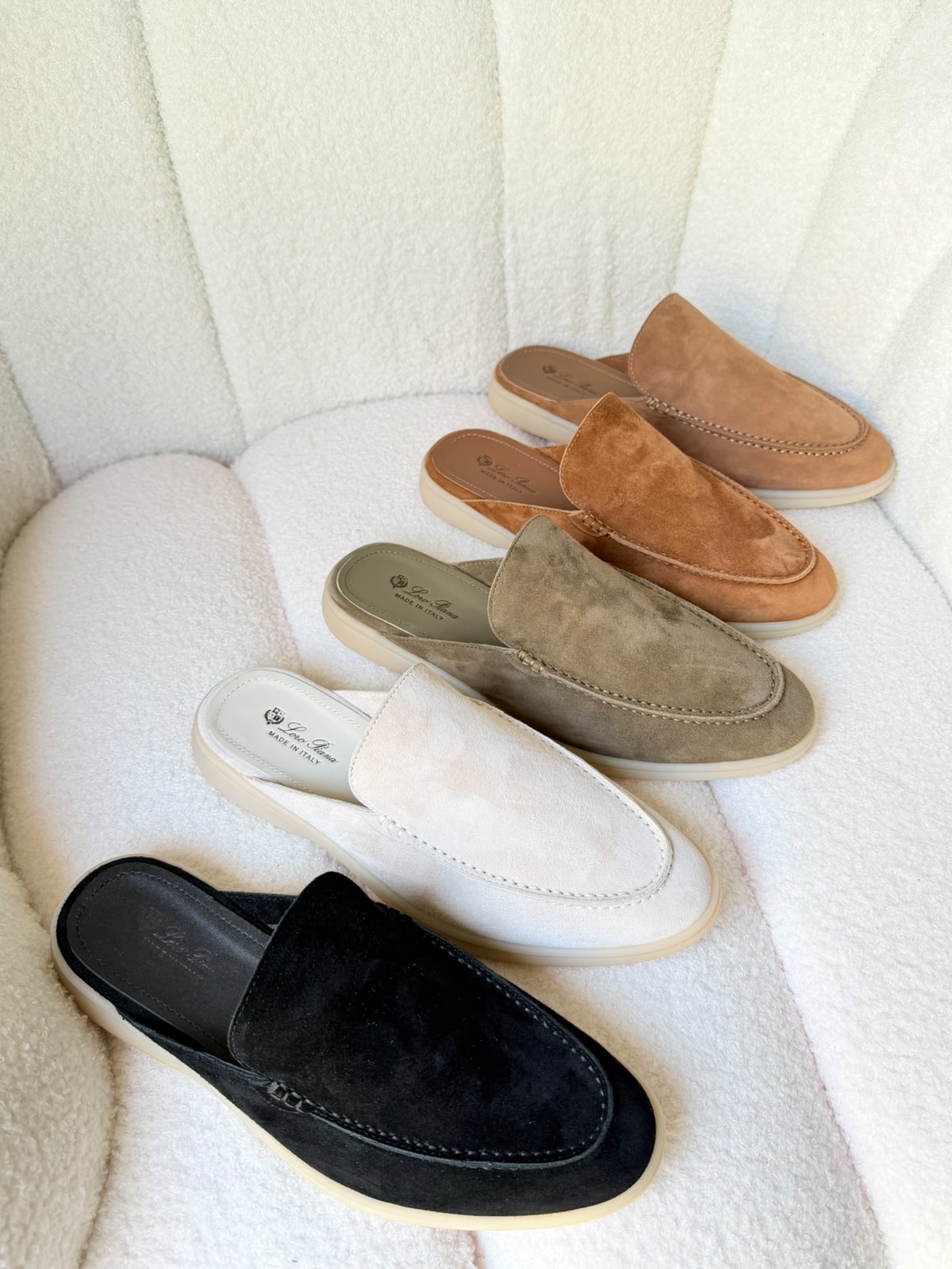 Loro Piana Babouche Walk Suede Loafers For Men - Image 8