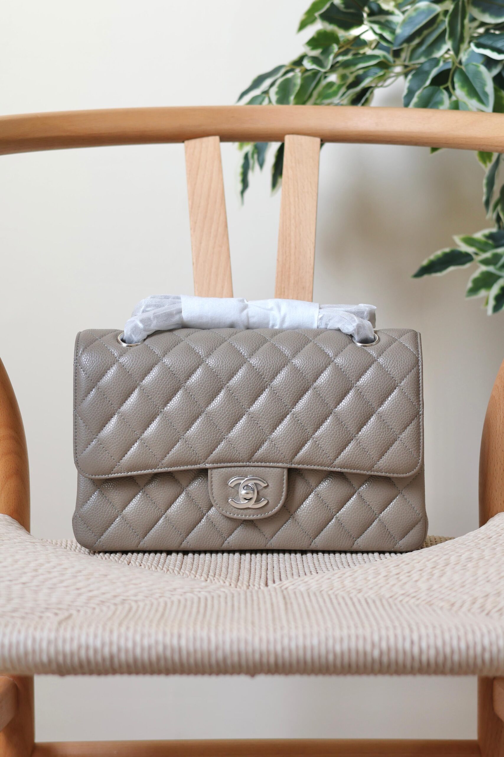 Chanel Classic 11.12 Flap Bag Featuring Quilted Lambskin Leather - Image 3