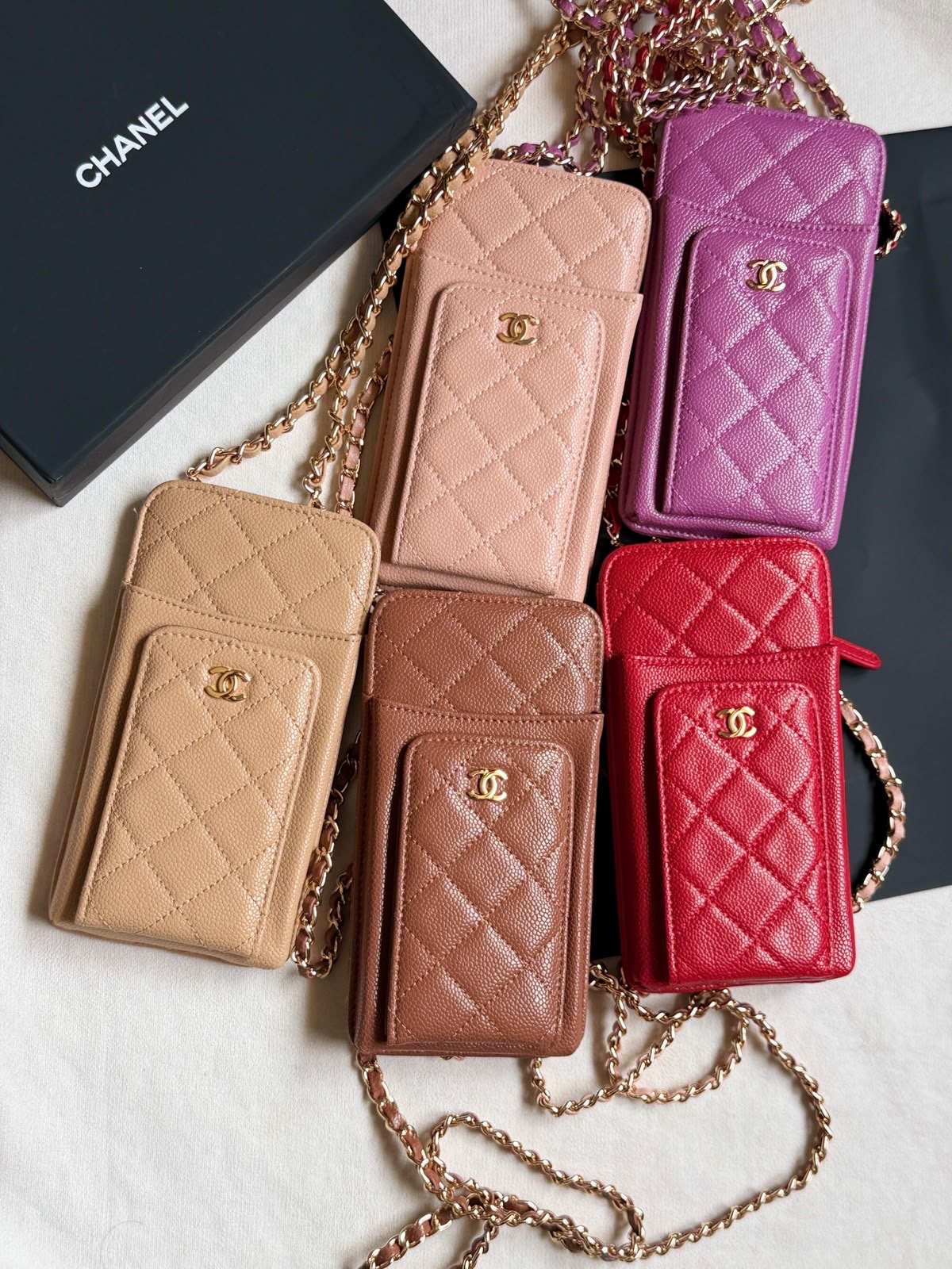 Chanel Caviar Leather Classic Crossbody - Image 7