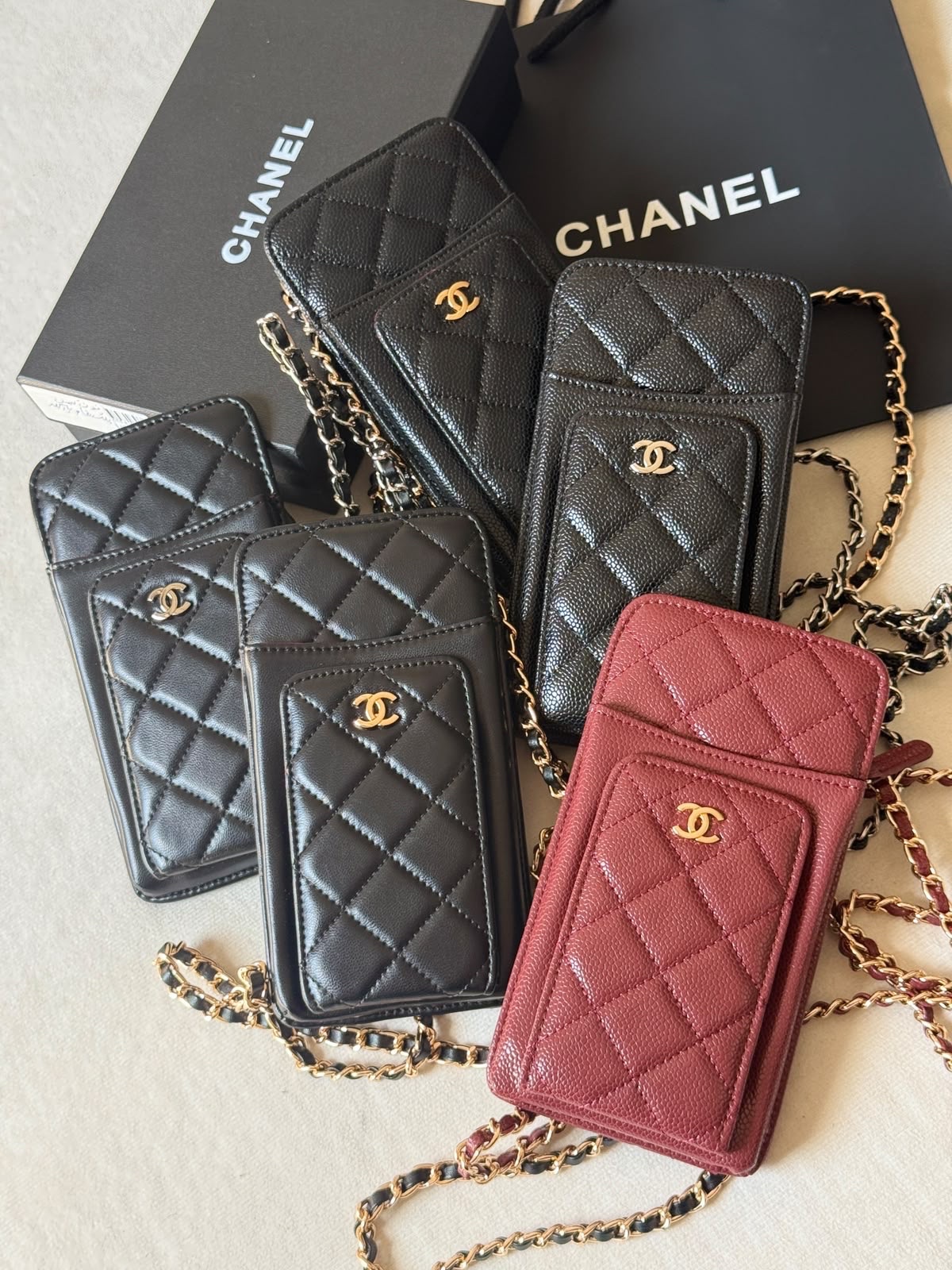 Chanel Caviar Leather Classic Crossbody - Image 6