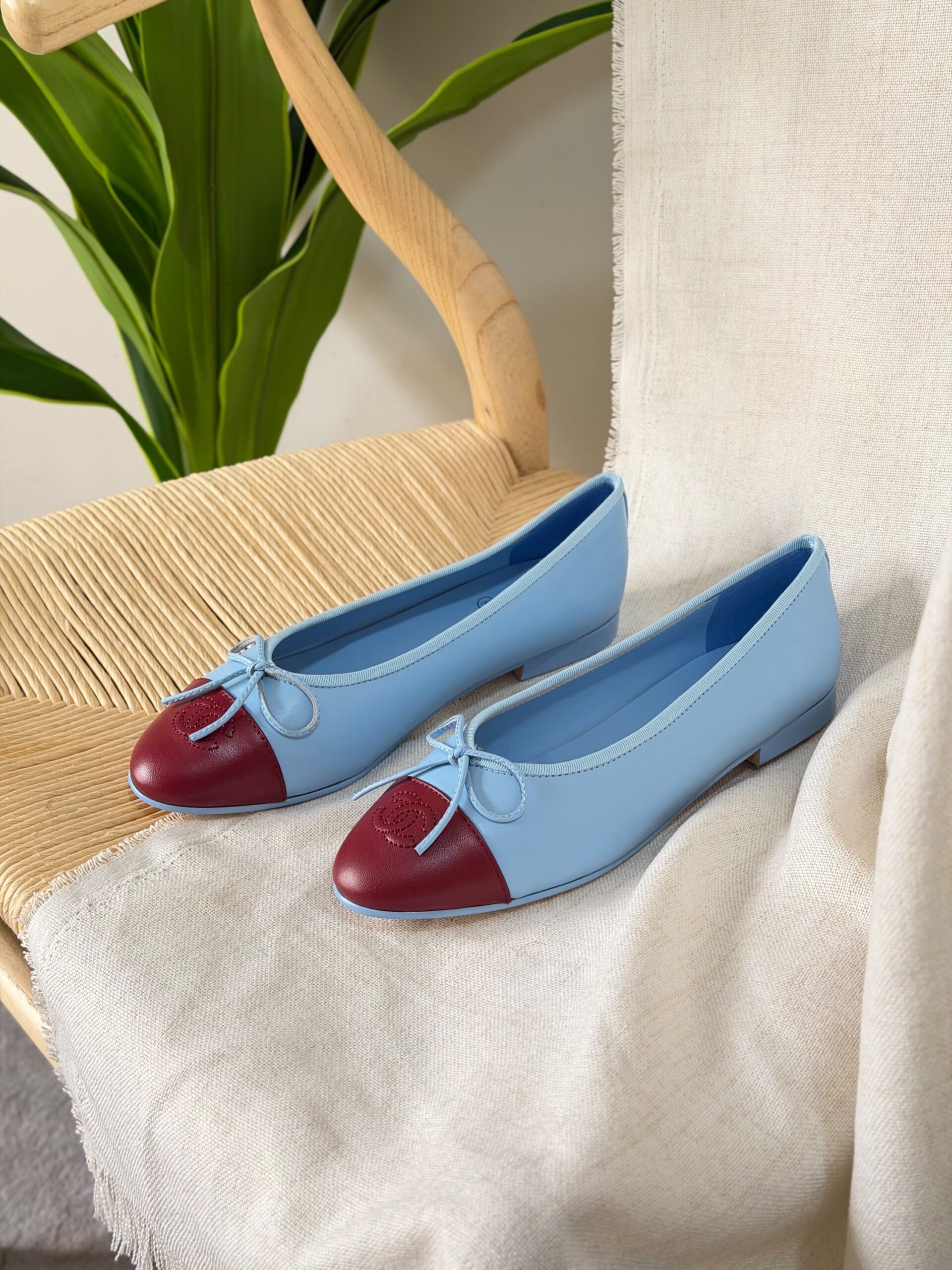 Chanel Cap-Toe Ballerina Flats - Image 10