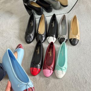 Chanel Cap-Toe Ballerina Flats