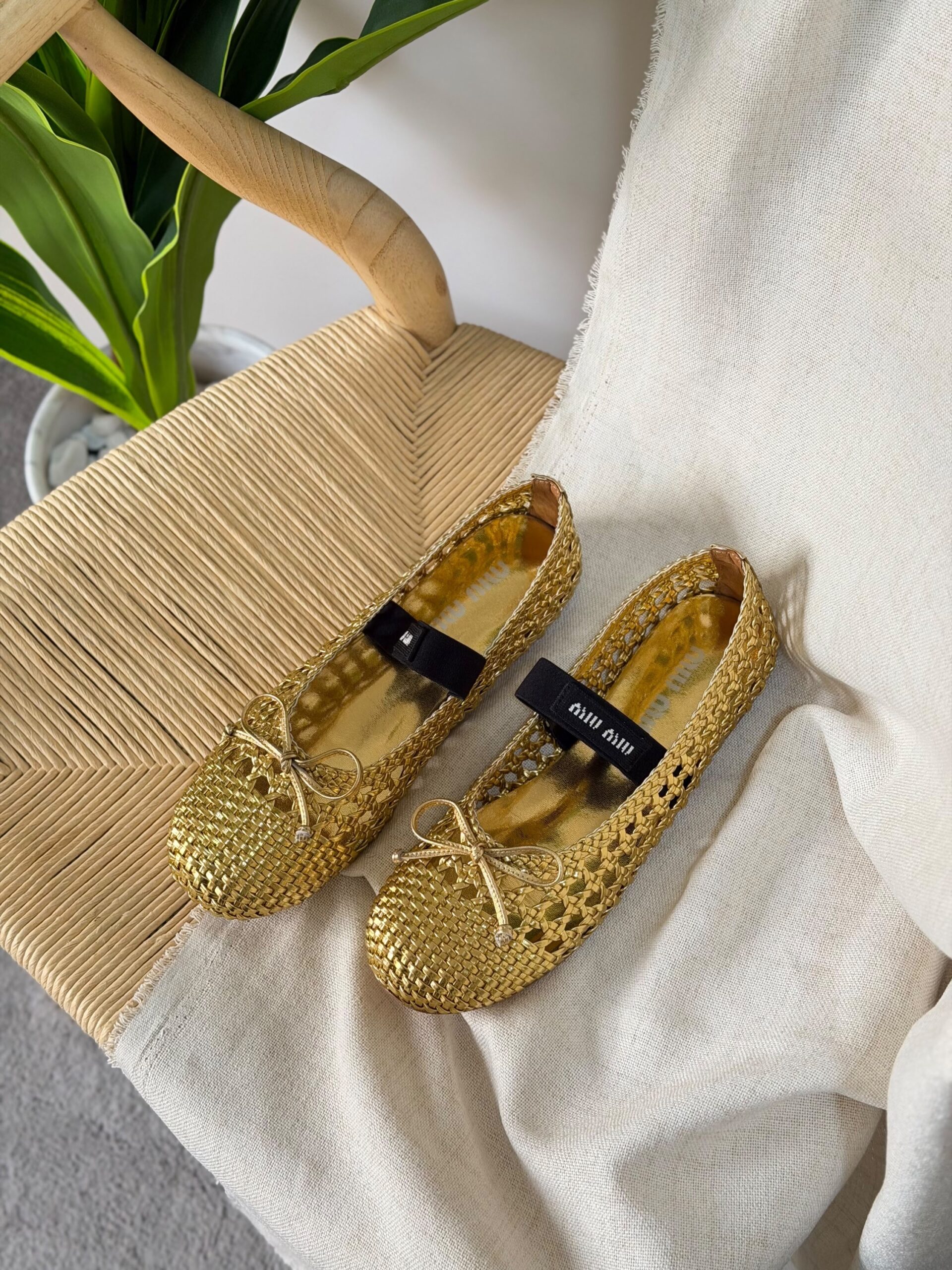 Miu Miu Satin Ballerinas - Image 10