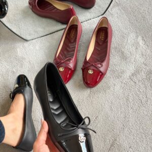 Gucci Leather Ballet Flats