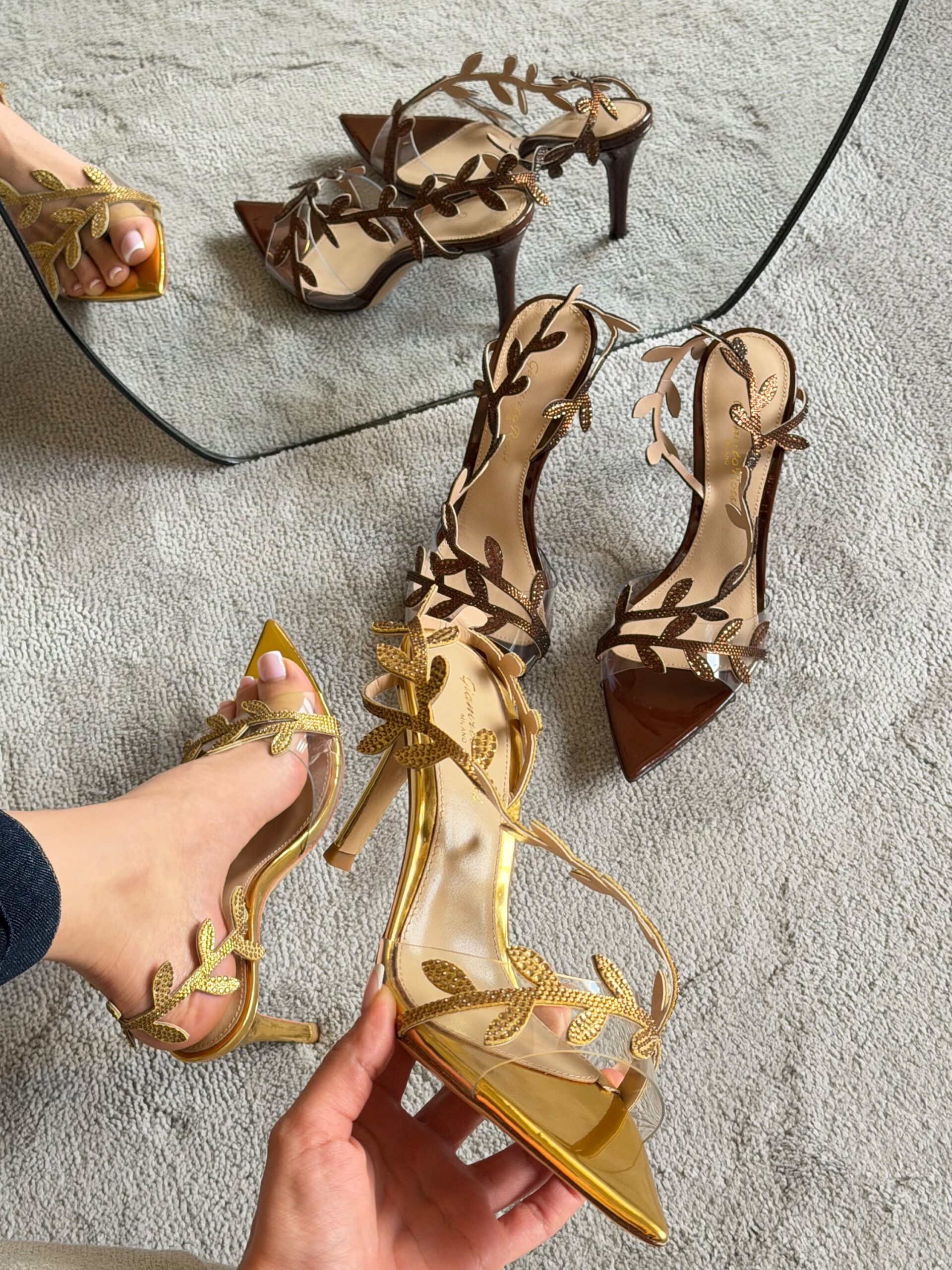Gianvito Rossi Flavia 105 Sandals