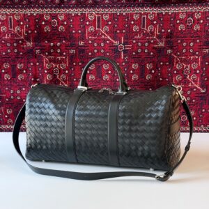 Bottega Veneta Intrecciato Leather Duffle Bag