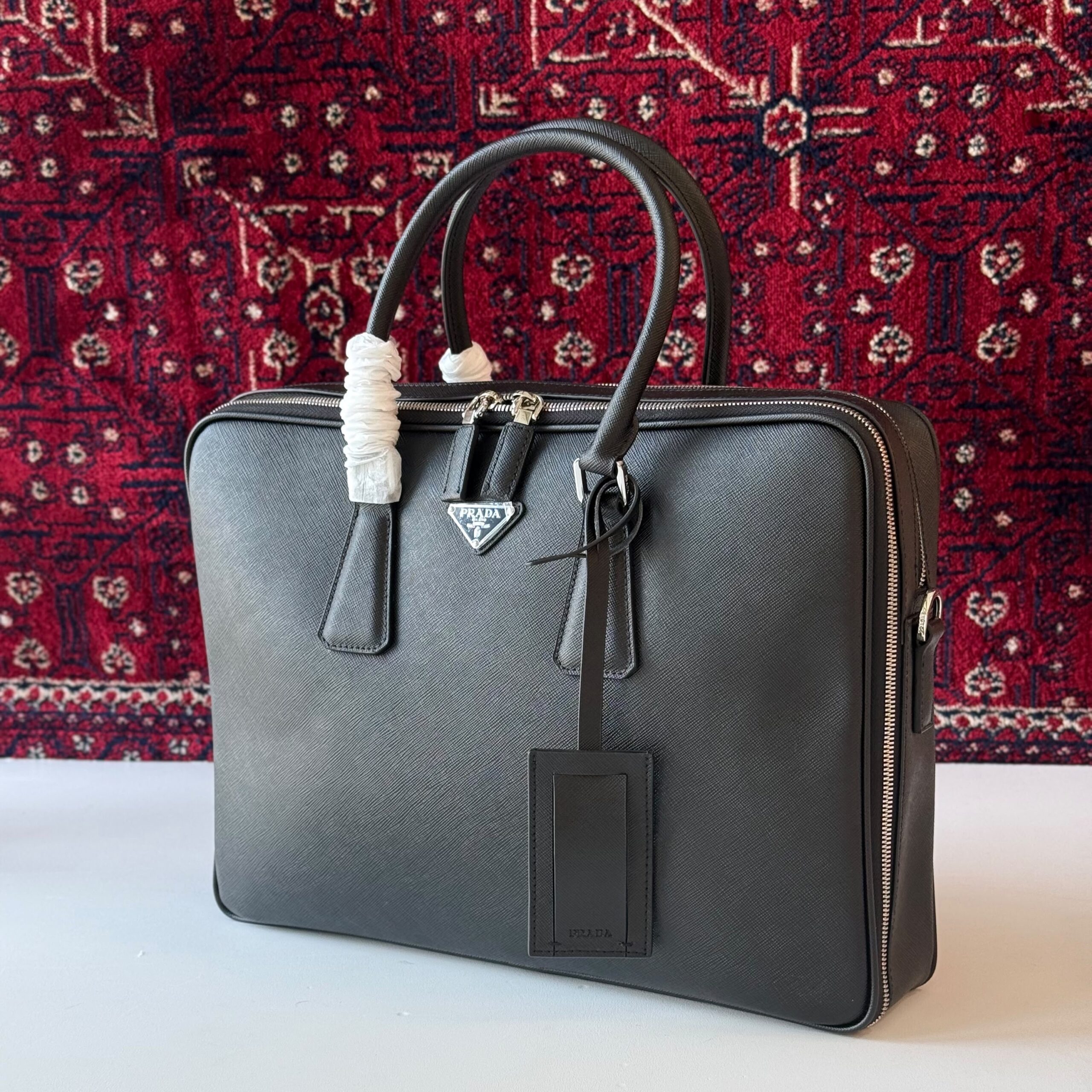 Prada Saffiano Leather Briefcase