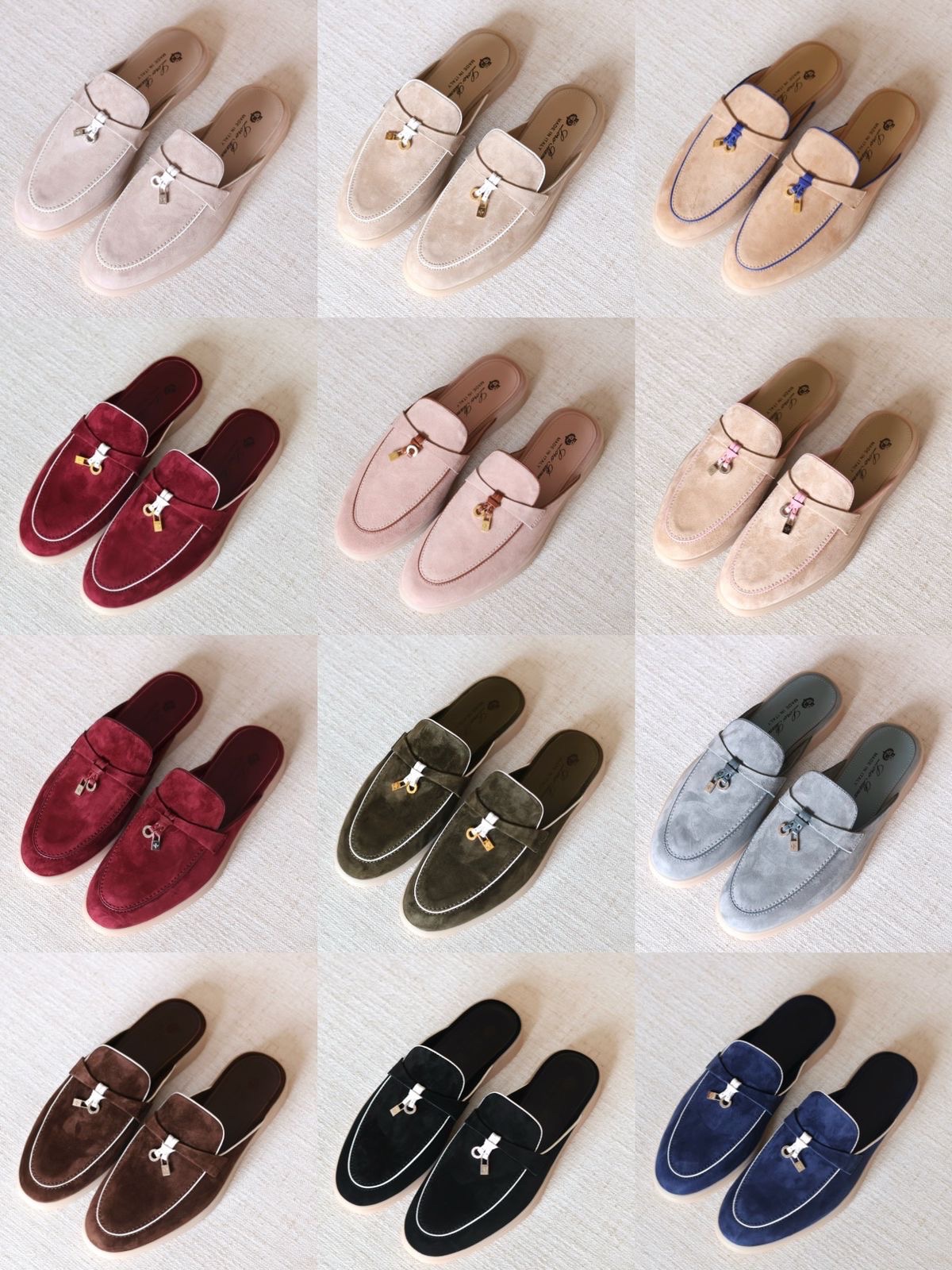 Loro Piana Summer Charms Walk Mules, For Ladies